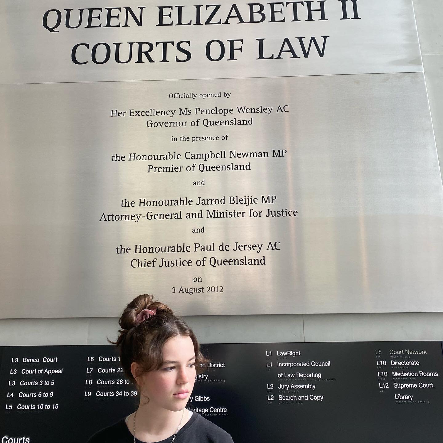 We spent the morning at Brisbane&rsquo;s Supreme Court yesterday, and saw the jury empaneled for a murder trial. Visiting court was one of Amelia&rsquo;s requests for our brief trip to Brisbane. 

My favourite bits in no particular order:

Taking tur