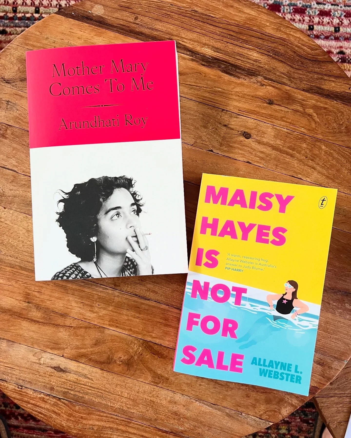 I came home from Riverbend Books in Brisbane with these two books - both of which I am really looking forward to reading, when I have a bit less on my plate. Lately I&rsquo;ve been managing half a page at night before falling asleep. 

I absolutely l