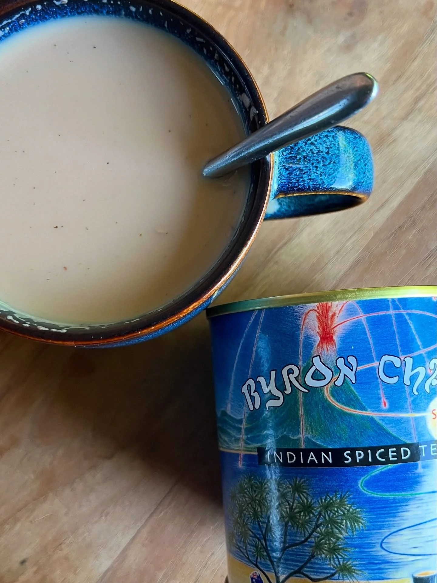 I&rsquo;ve been trying to drink less chai lately because I&rsquo;m trying to drink less caffeine (and I do know there are decaf chais but, honestly, they ain&rsquo;t the same). 

But this week, I am chai, chai, chai all day long because I seriously n