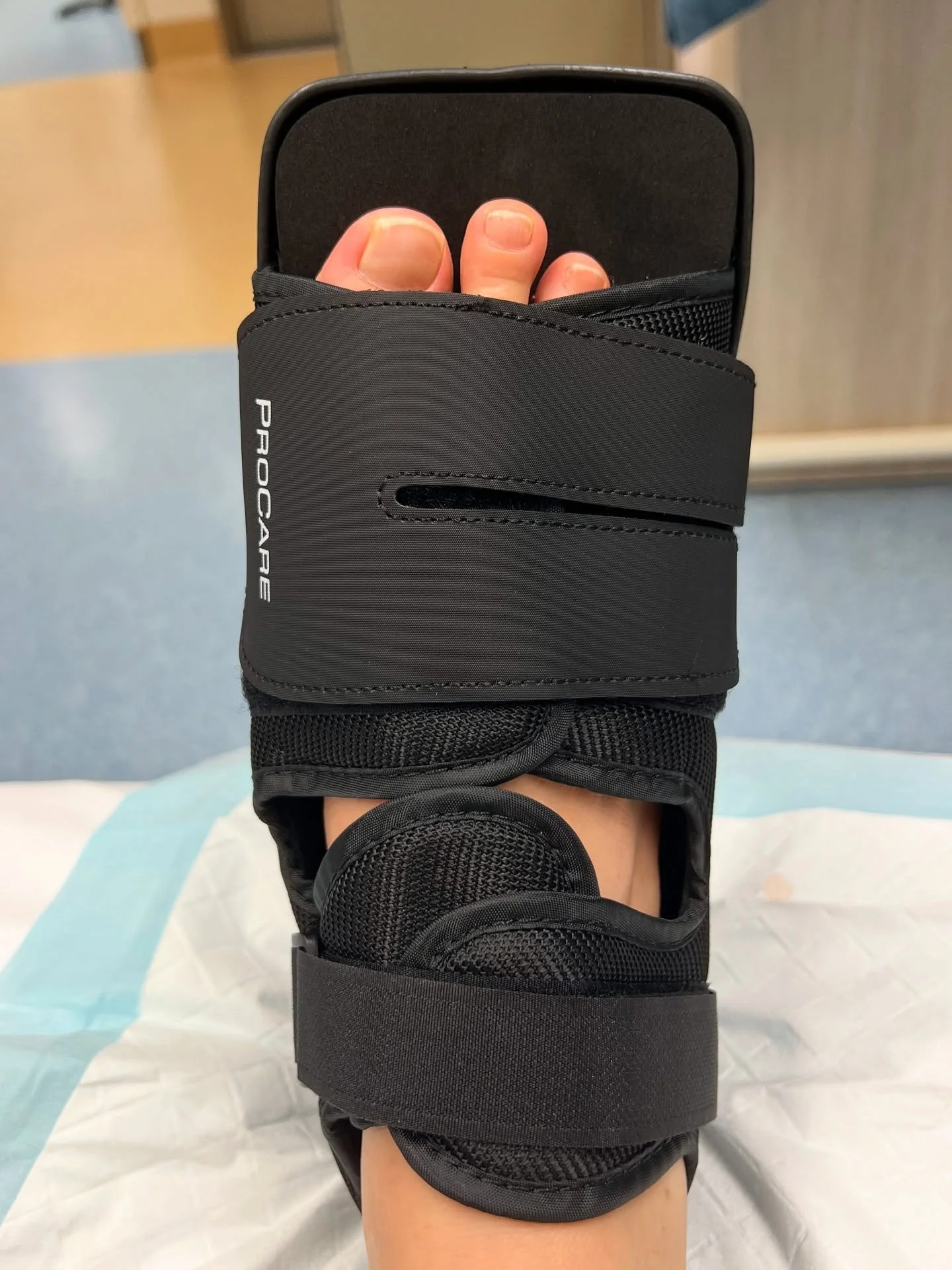 I&rsquo;ve stubbed my toe against a bit of furniture maybe 20 or even 30 times in my life. 

Today I did it again. However, this time I heard a loud crack and when I looked down, my fourth toe was sticking out at a funny angle. 

Strangely, it didn&r