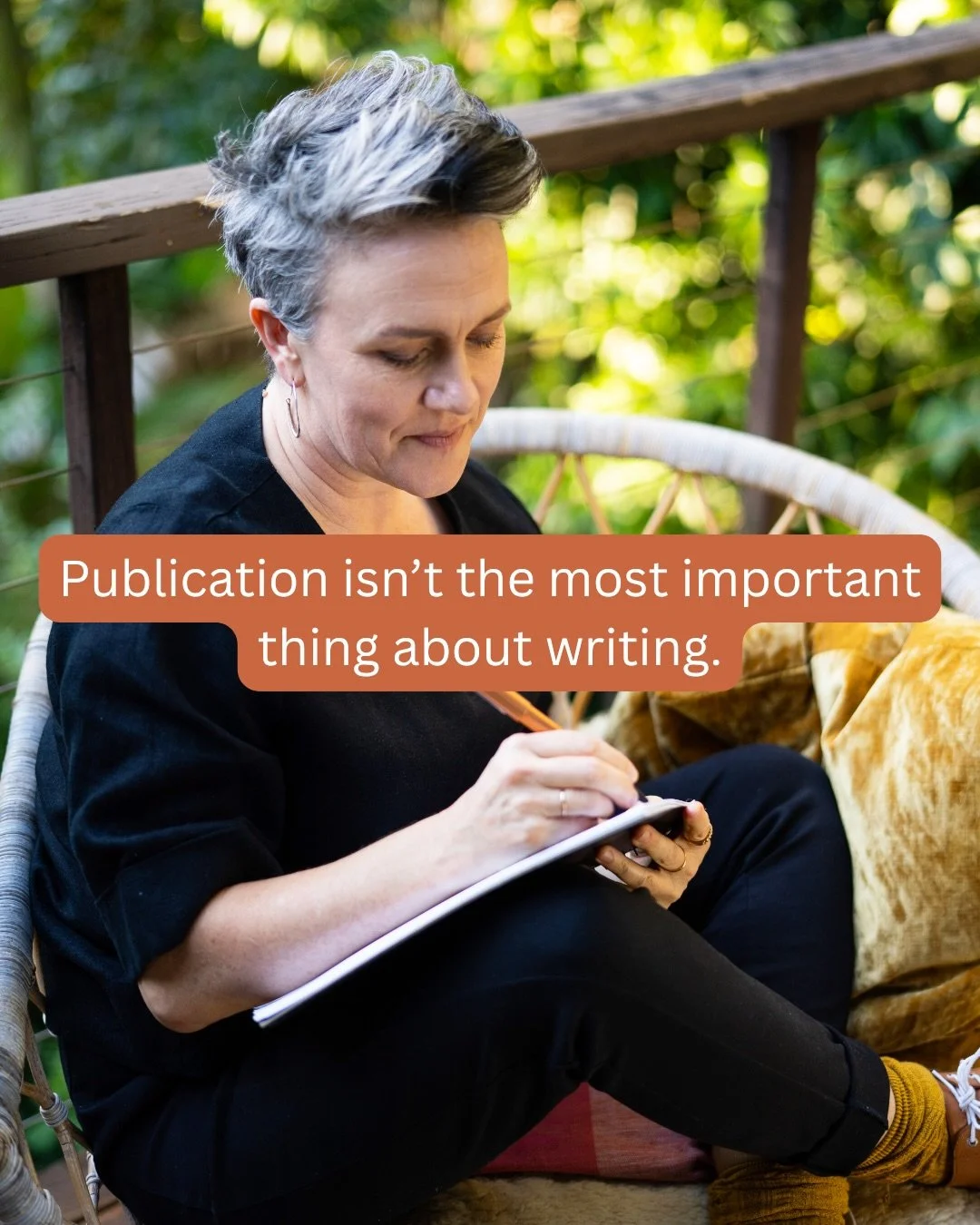 Yesterday, I taught a memoir writing workshop at Lismore Library for Seniors Week we talked about how writing &ndash; and the process of writing - has intrinsic value, whether that writing is published or not. 
&nbsp;
I encouraged the writers there t