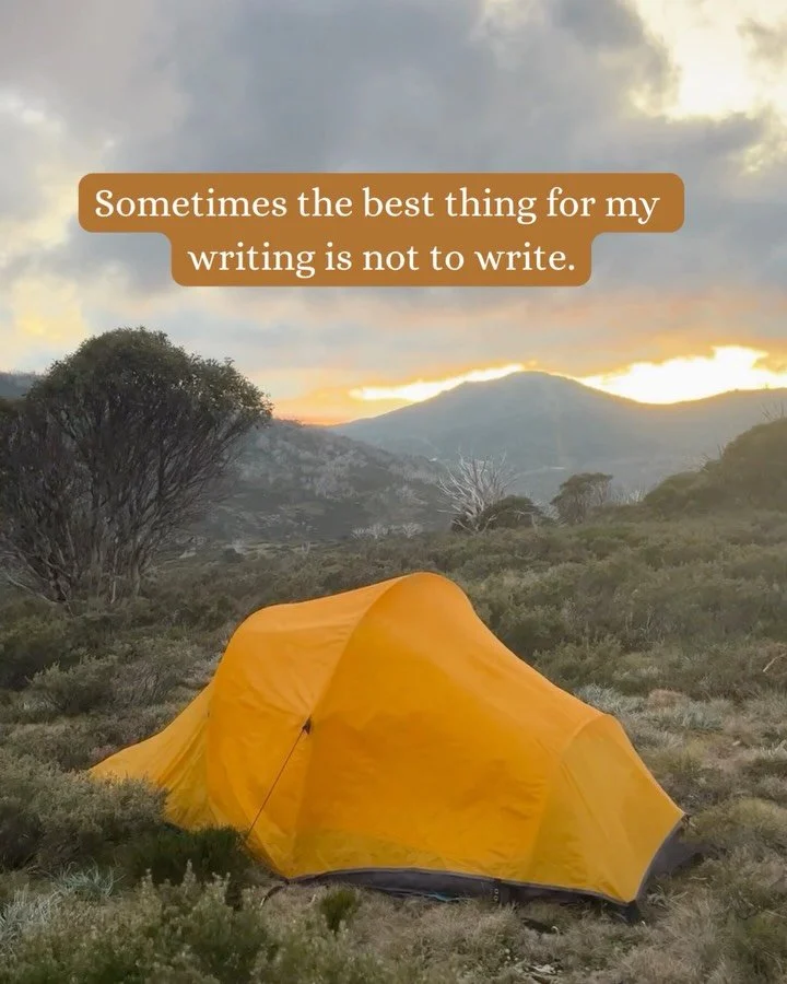 It&rsquo;s so easy for me to write write write (or teach teach teach like I am today at a school) and not take a few quiet moments. 

But I&rsquo;m doing my best to weave truly quiet moments (or minutes, actually) into my days. I know it helps my cre