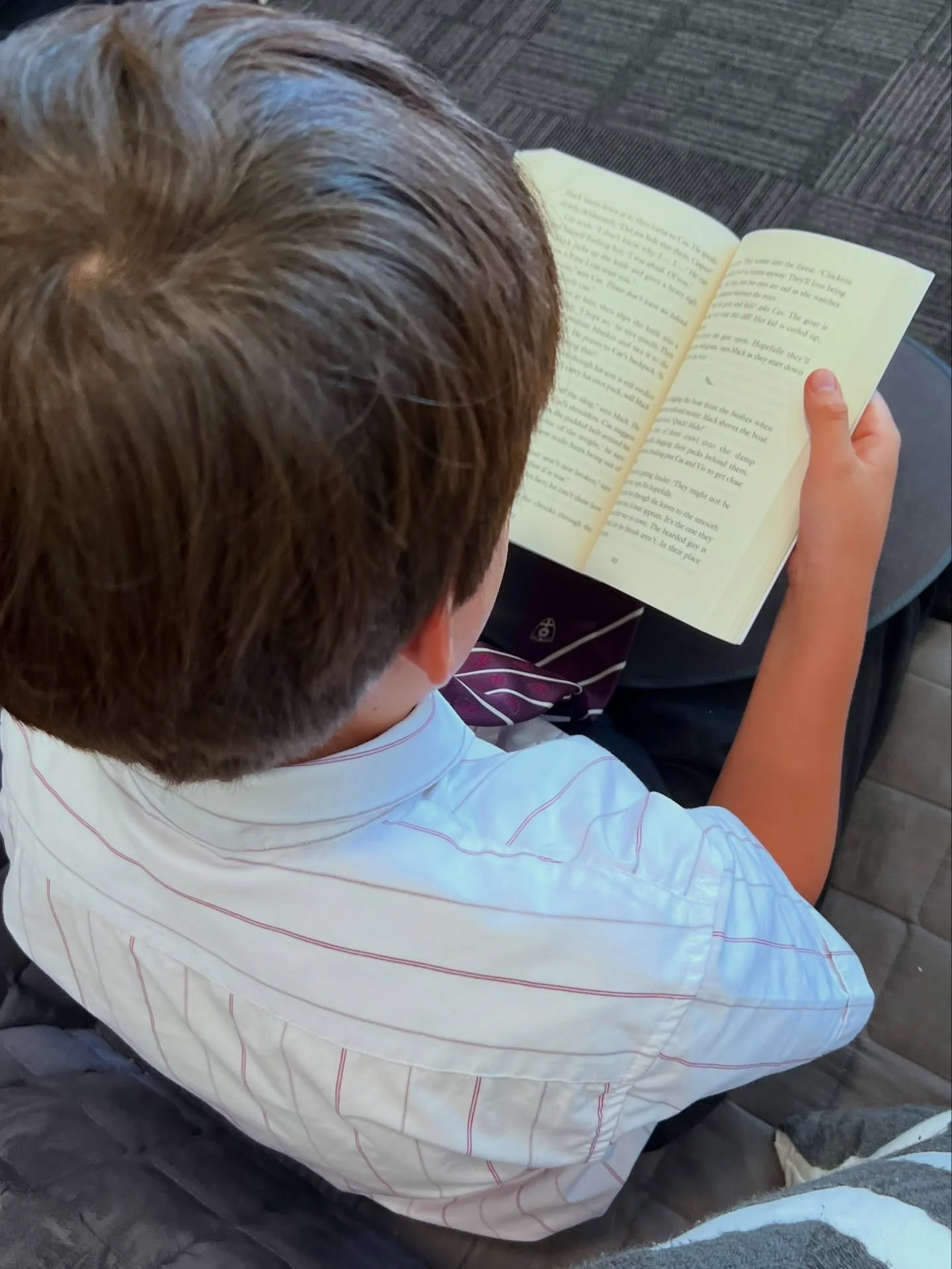 There is nothing better than signing your book for a kid on Tuesday - then on Wednesday, seeing him halfway through it. 

I&rsquo;ve had a wonderful two days at St Peter&rsquo;s in Brisbane, talking with the students about all things books and writin