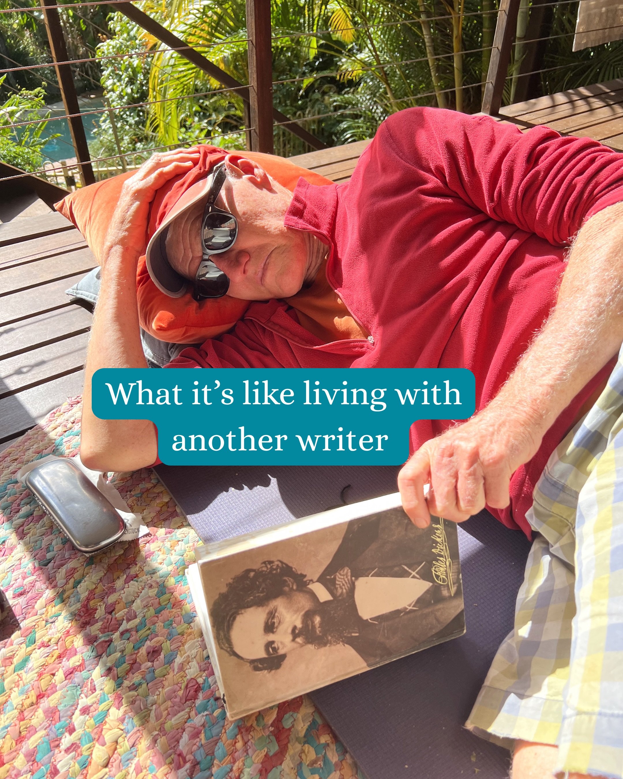Alan and I have started a fortnightly Substack called The Writers&rsquo; House &mdash; about writing, reading, watching stories unfold on screen, and the very particular business of two writers living under the same roof.

(Also: tea, books everywher