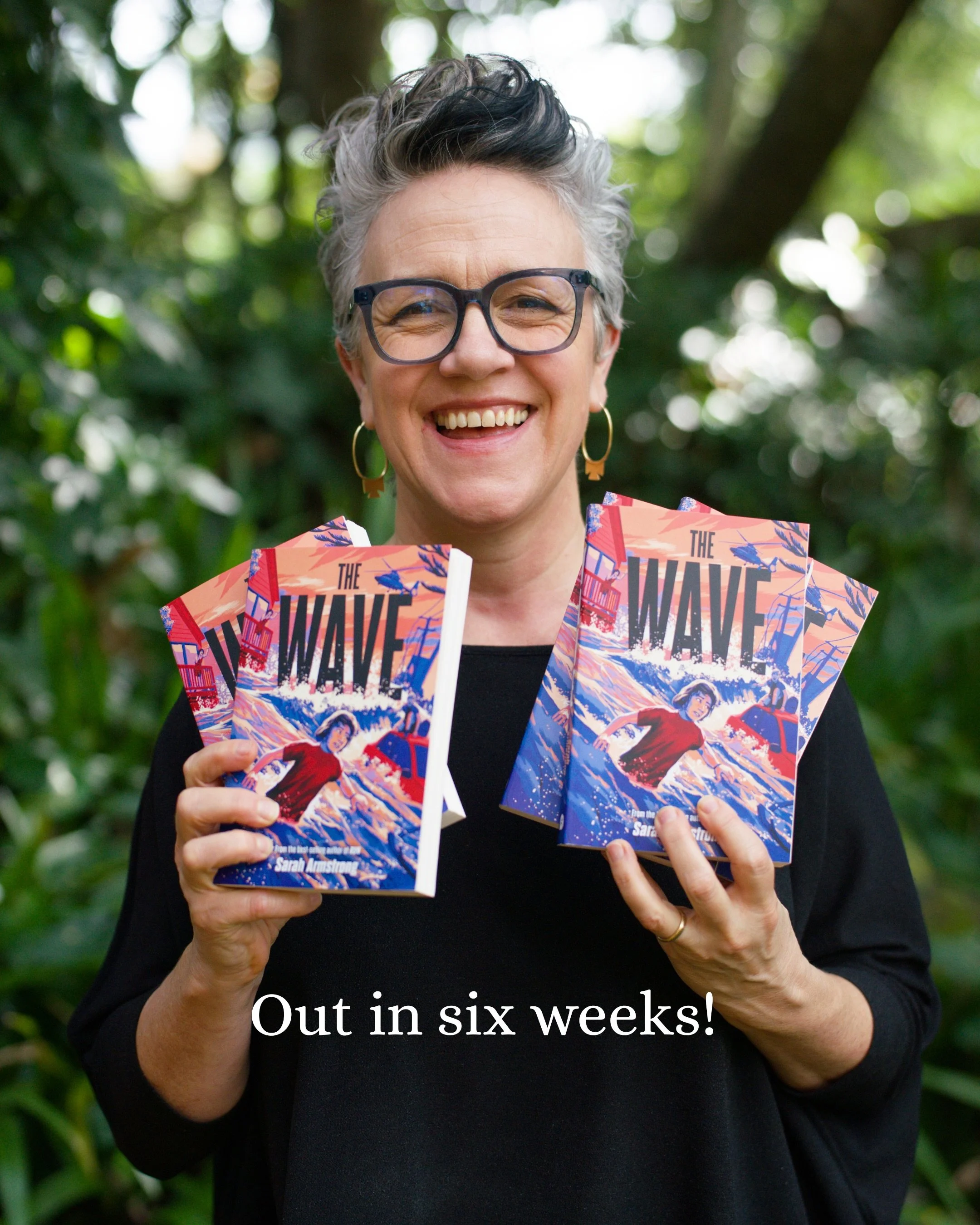 When I was a kid, my favourite books were survival stories. Which is why I wrote &lsquo;Run&rsquo; and now &lsquo;The Wave&rsquo;. 

Six weeks from today this book heads out into the world (with this beautiful cover - art by Guy Shield and design by 