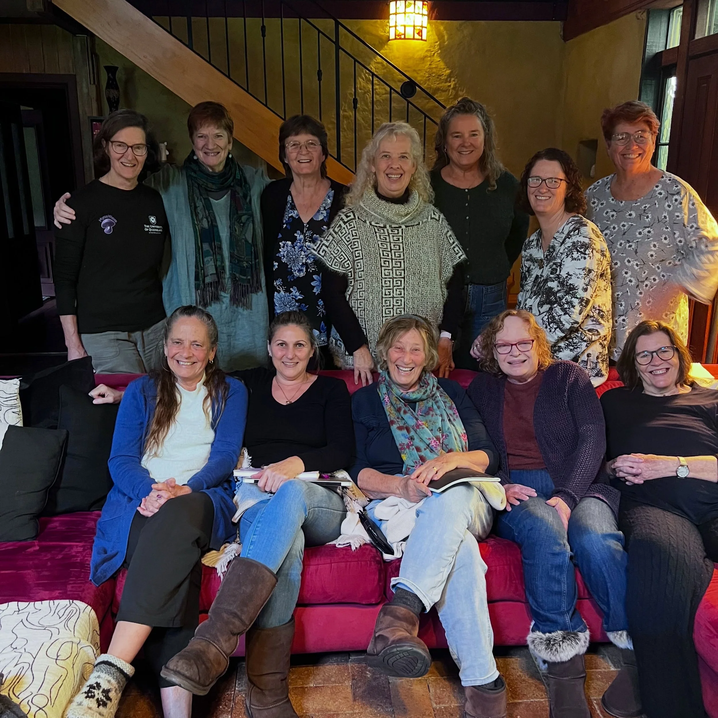 Most of these writers were in the first Year of the Novel intensive I taught for Byron Writers Festival &ndash; or they have come to a residential mentorship with me. 

Three or four times a year, they meet for a four-day writing retreat in the Byron