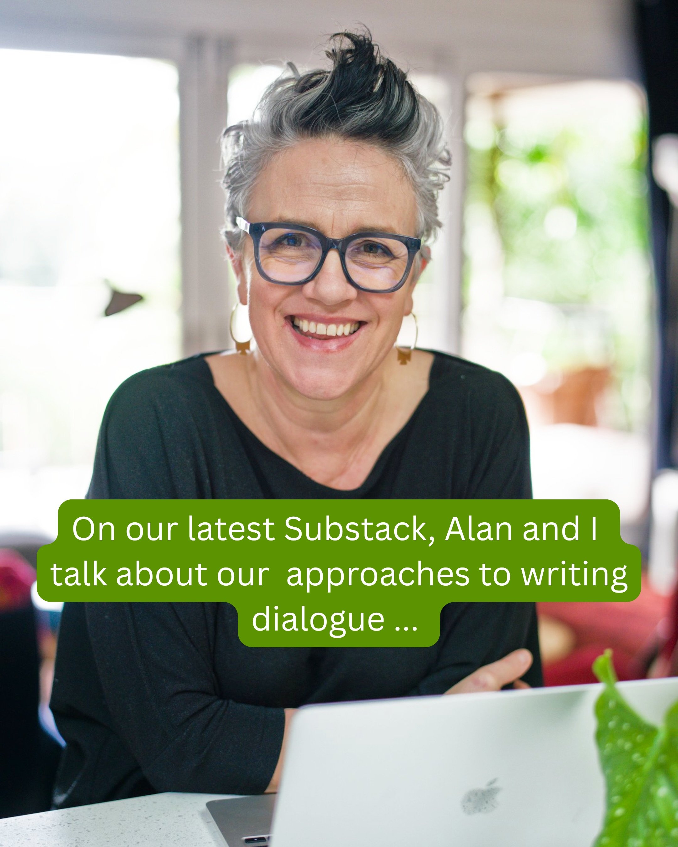 Our latest Substack is out with Al&rsquo;s recommendation of a podcast about Brian Eno, my suggestion of a swoon YA rom-com and our kitchen table chat about writing dialogue. 

Link in my bio.