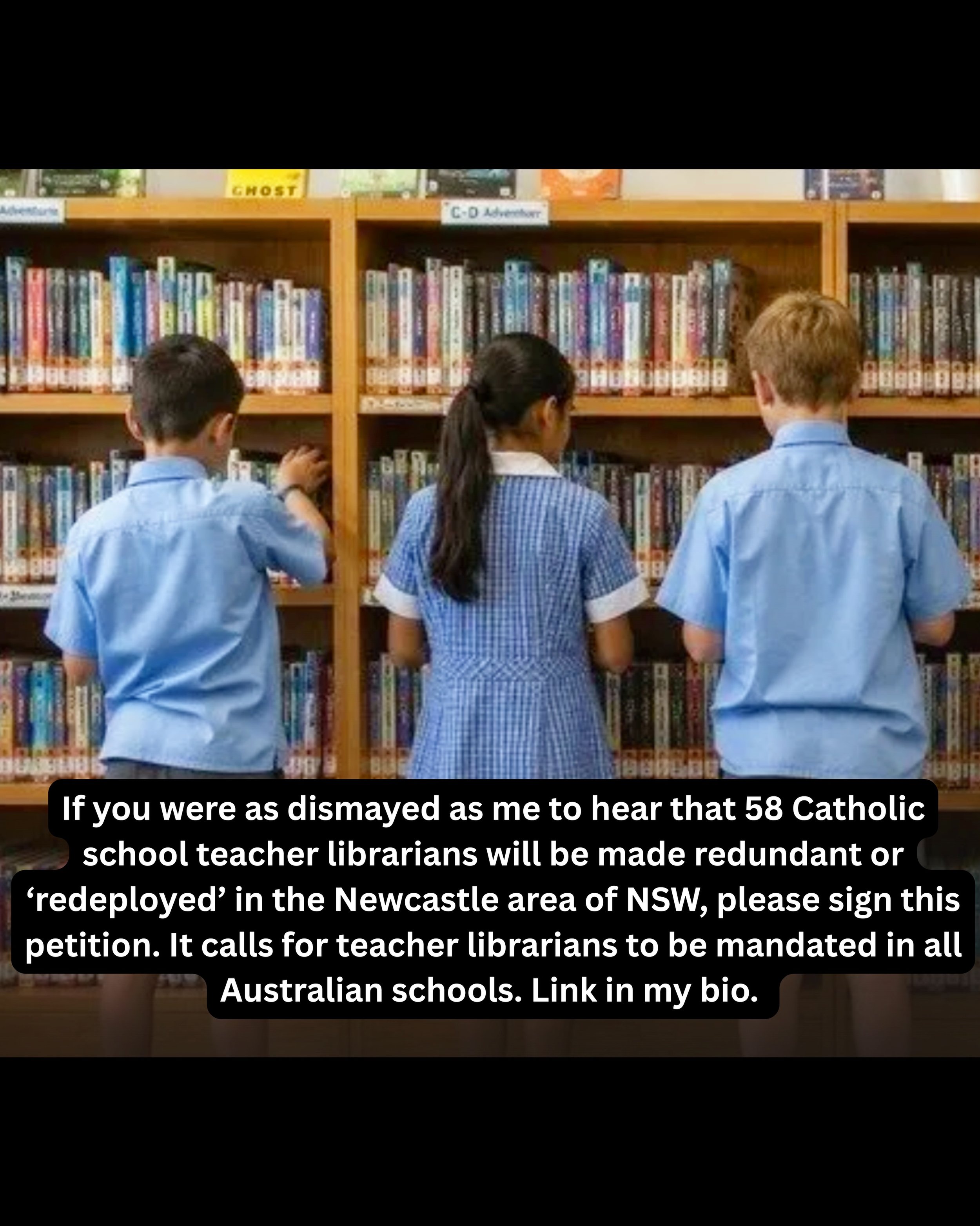 This decision flies in the face of all evidence. 

We are in the midst of a reading and literacy crisis and we know that teacher librarians make all the difference. 

We need it mandated that there&rsquo;s a teacher librarian in every school in the c