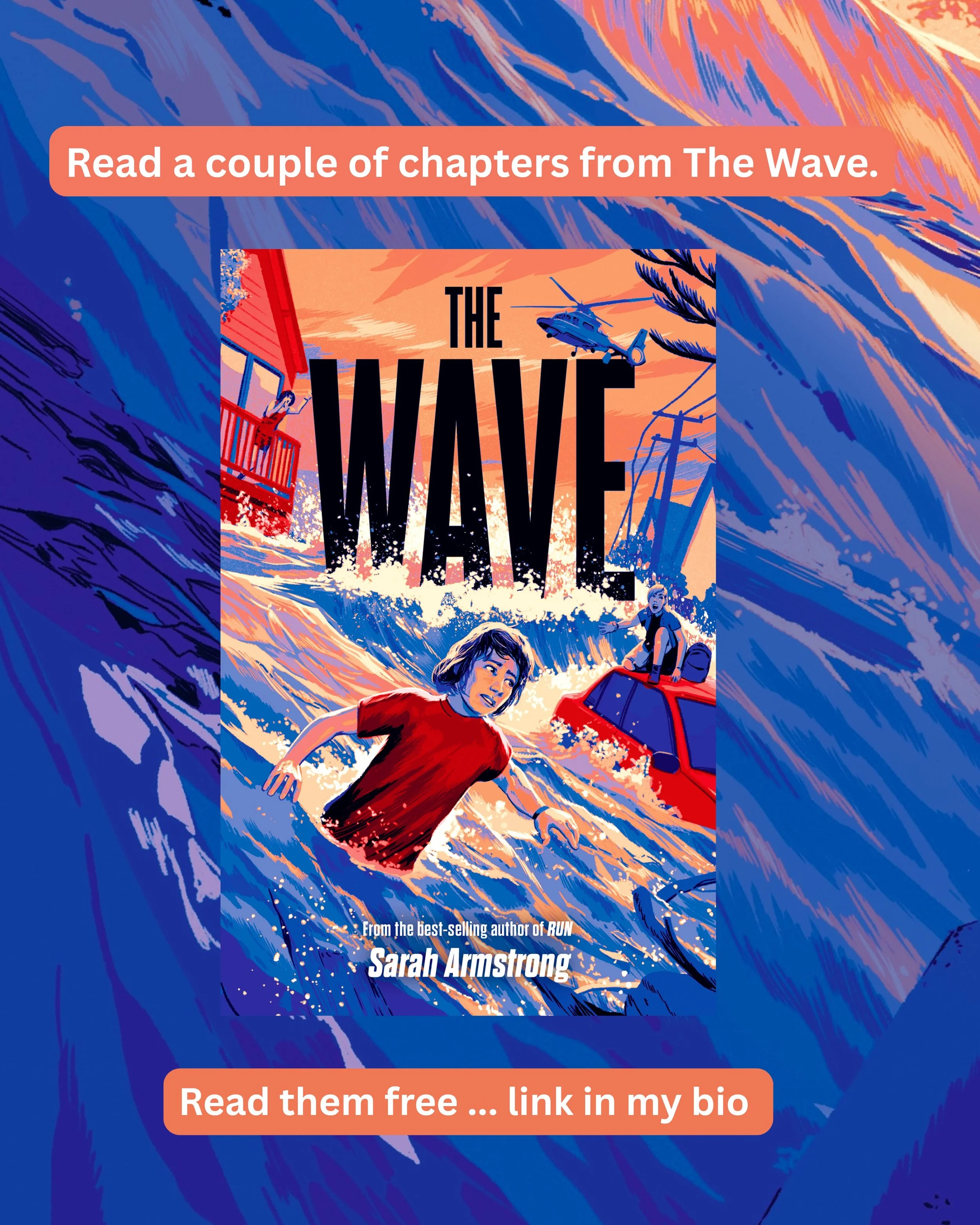 Would you like to get a taste of my latest book, The Wave? Link in my bio to read a couple of chapters. 

Thirteen-year-old Max loves surfing, the beach, and the chilled-out island he calls home &ndash; though he doesn&rsquo;t love all the tourists t