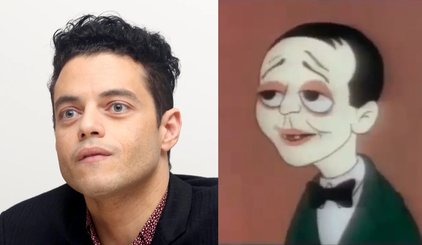 Apparently the great Rami Malek reminds Kenny of the Loony Tunes version of the great Peter Lorre.