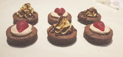 Chewy Brownies {Peanut butter/ Strawberry Cream Cheese}