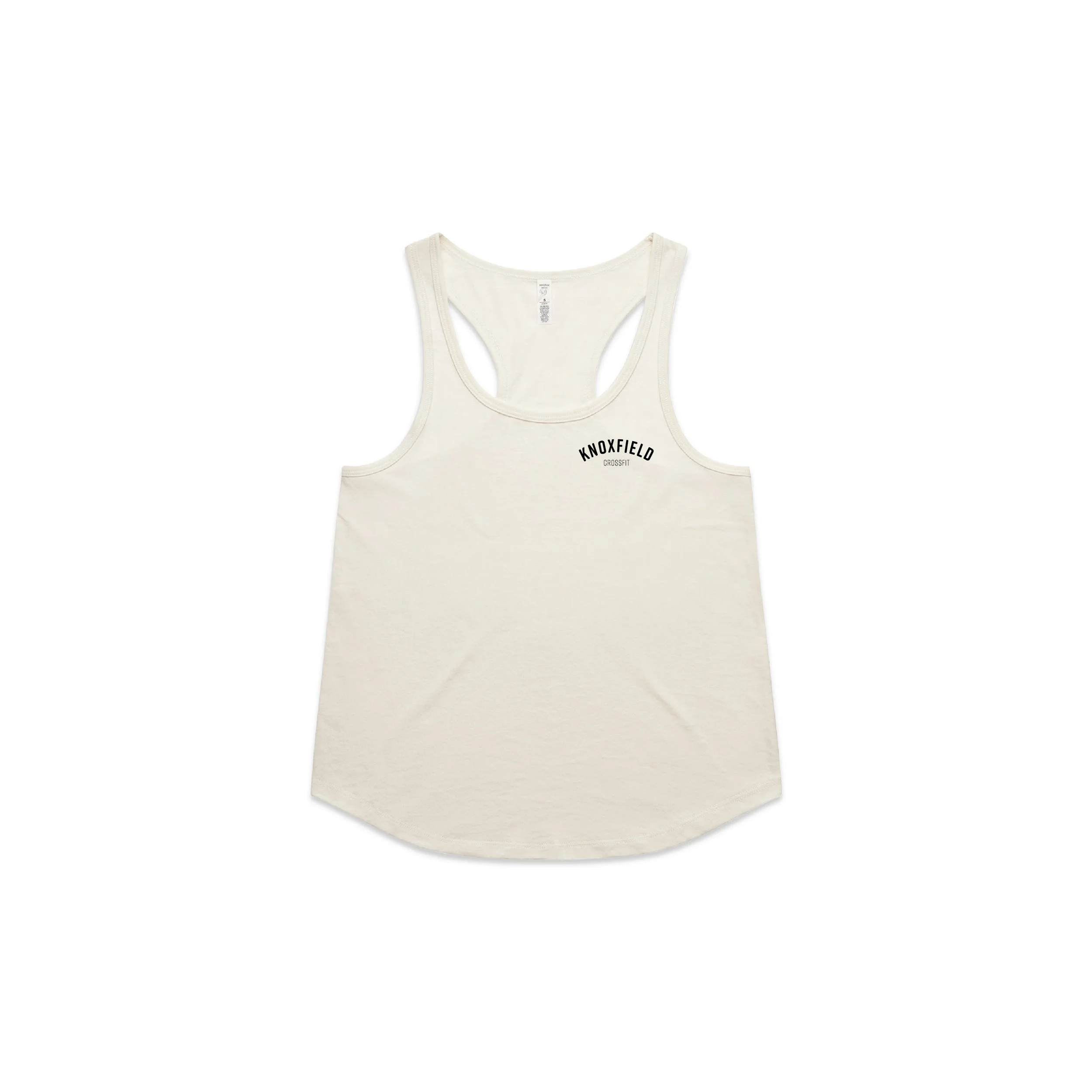 Crossfit Knoxfield_CFKNOXFIELD-Wos Maple Active Blend Racerback_Ecru-FRONT.jpg