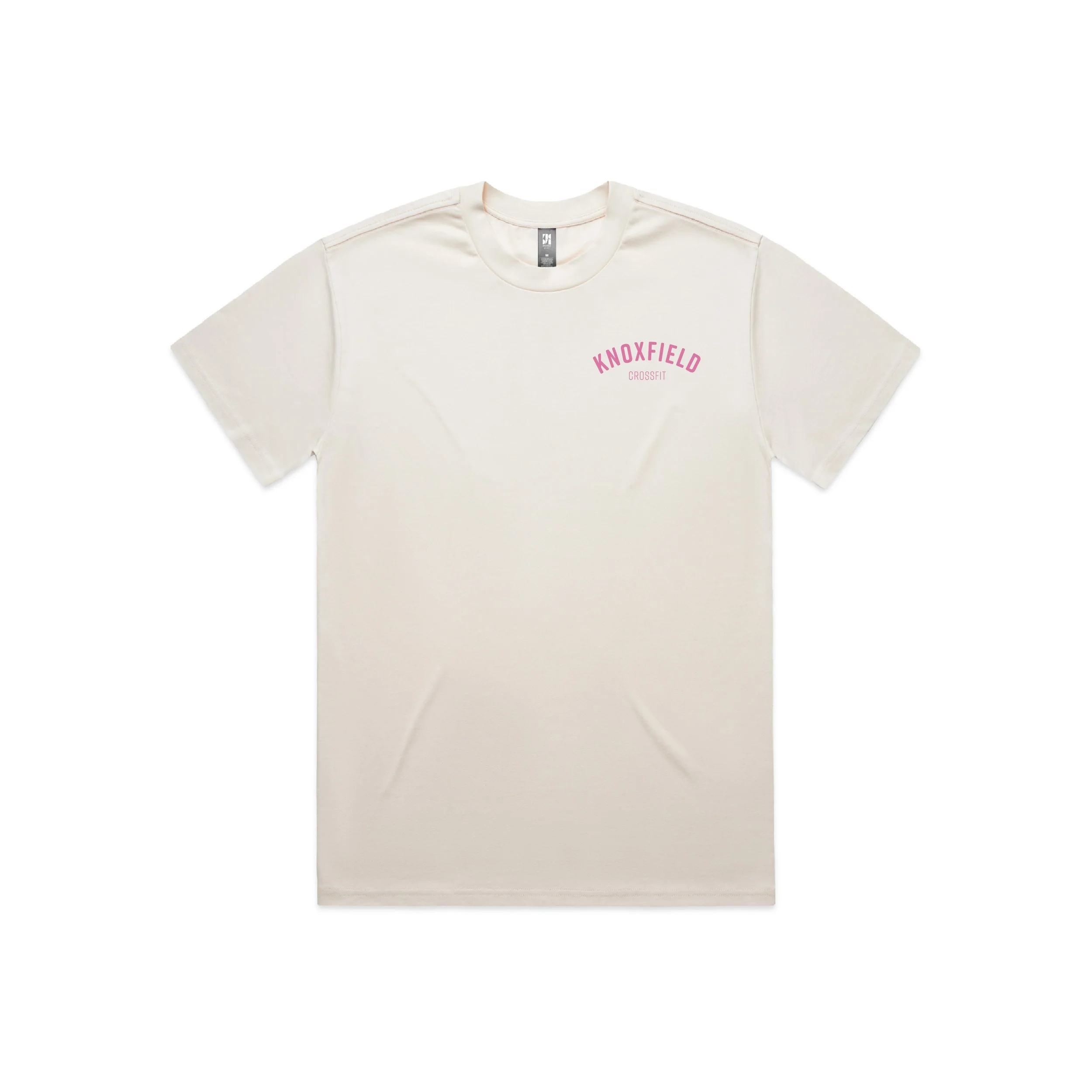 Crossfit Knoxfield_SOCIAL CLUB-Heavy Tee_Ecru-FRONT.jpg