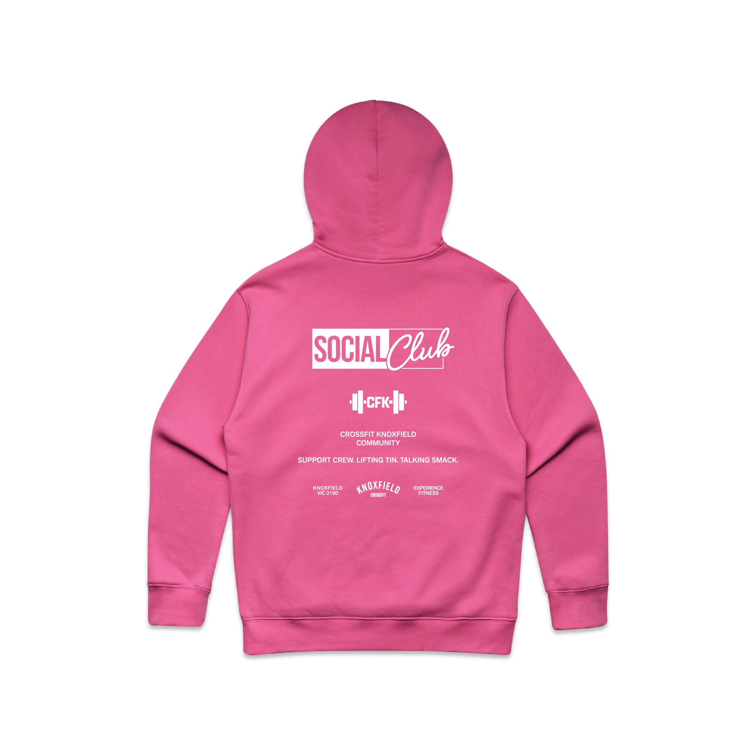 Crossfit Knoxfield_SOCIAL CLUB-Relax Hood_Charity Pink-BACK.jpg