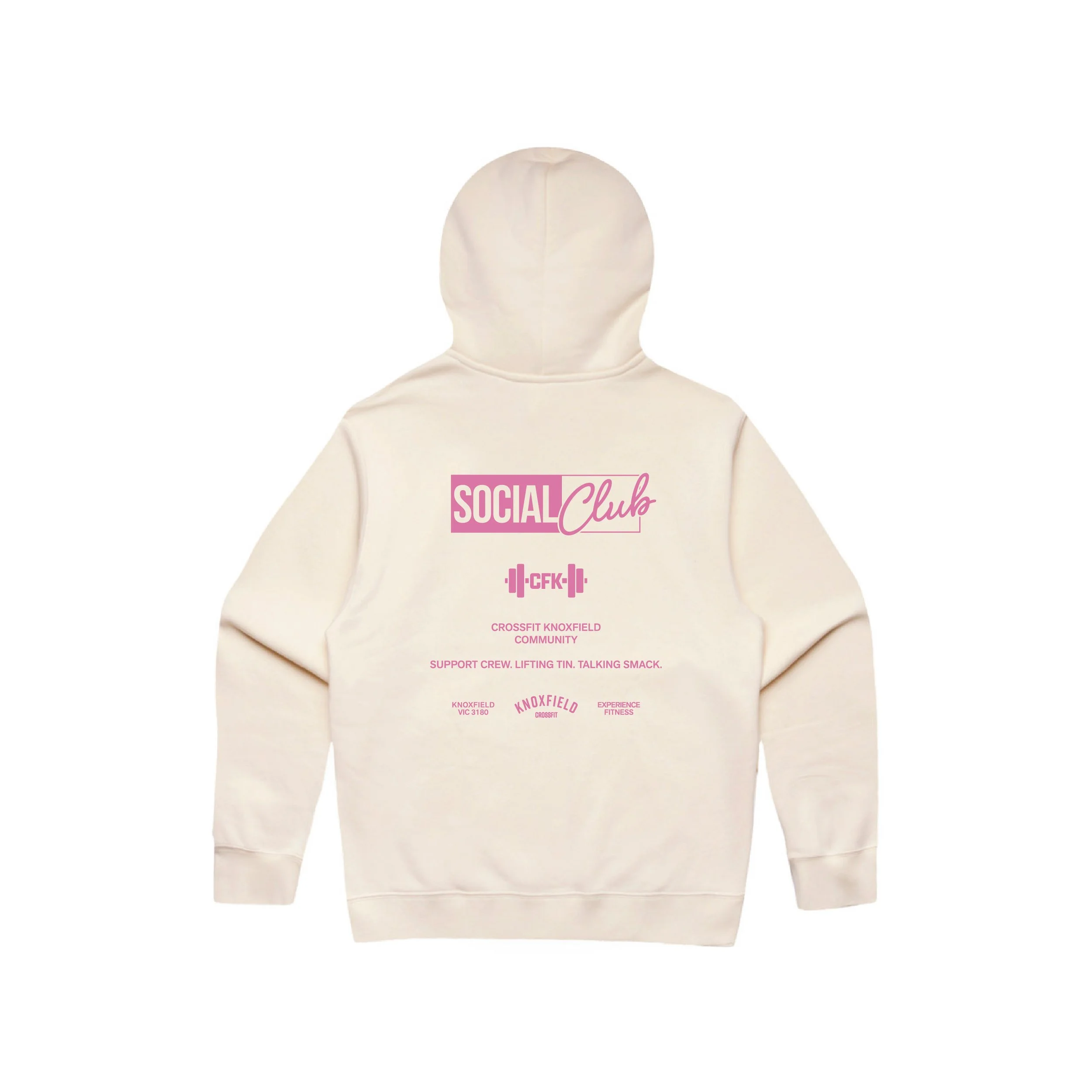 Crossfit Knoxfield_SOCIAL CLUB-Relax Hood_Ecru-BACK.jpg