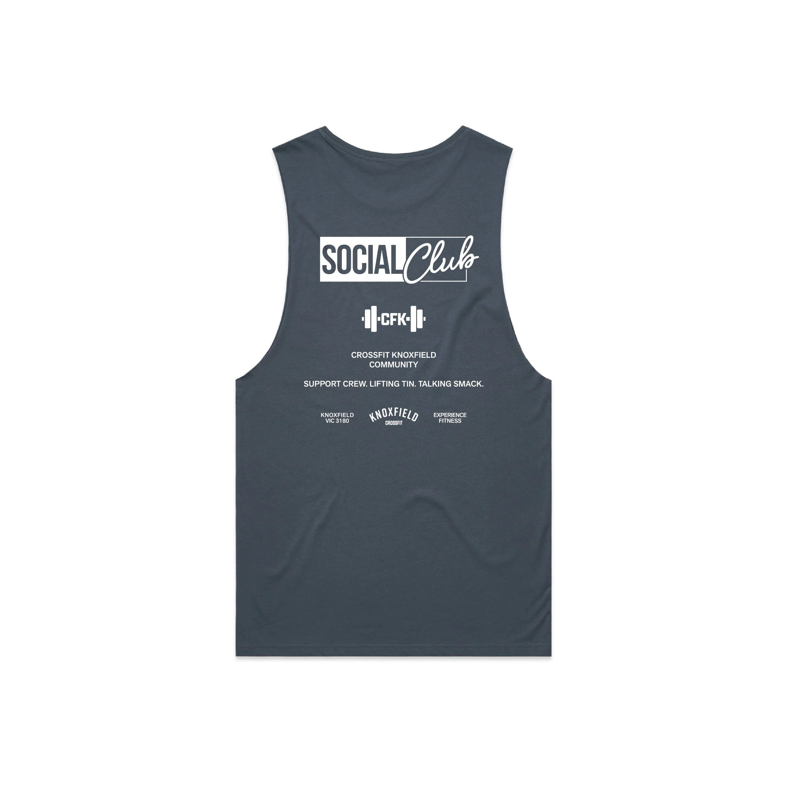 Crossfit Knoxfield_SOCIAL CLUB-Barnard Tank_Petrol Blue-BACK.jpg