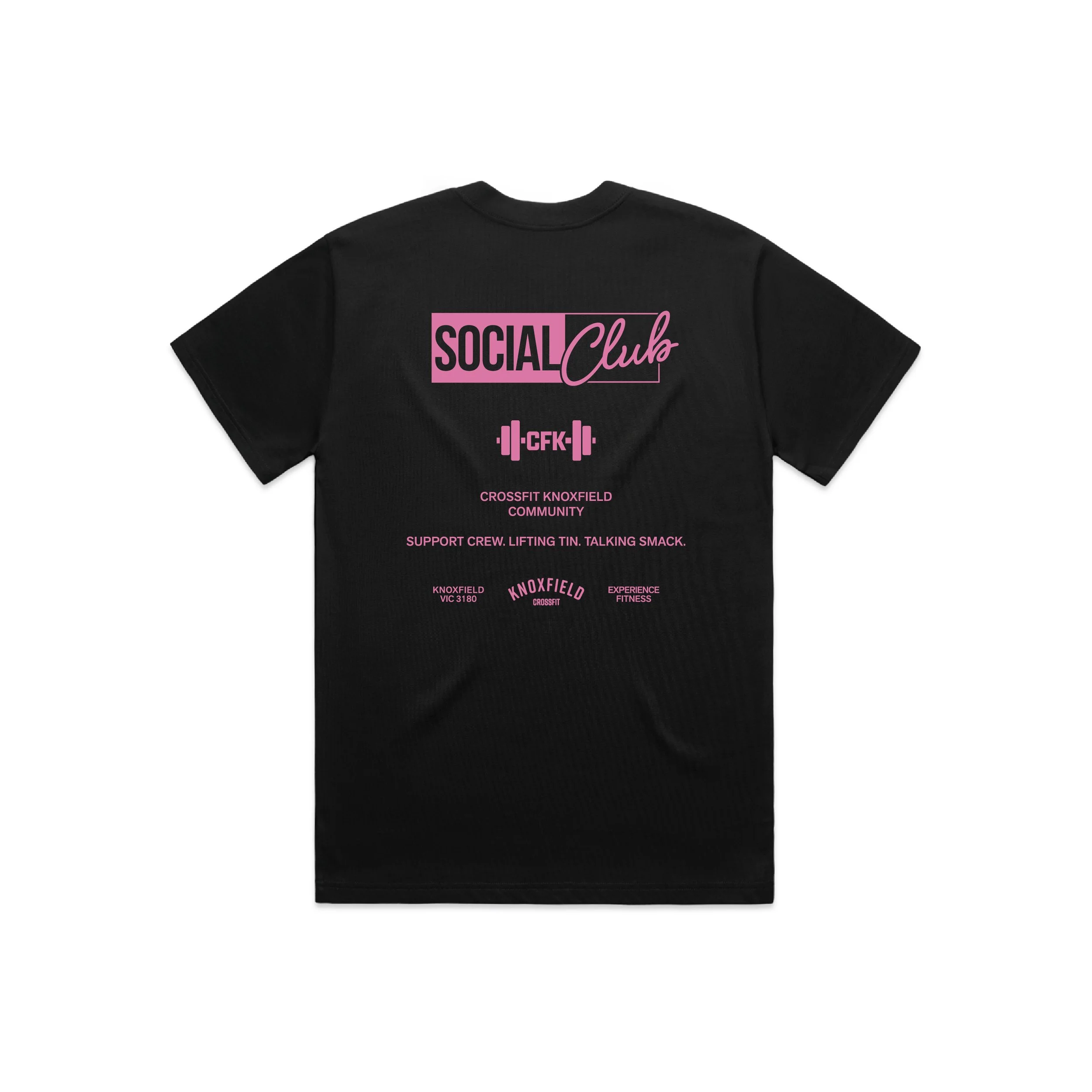 Crossfit Knoxfield_SOCIAL CLUB-PINK-Heavy Tee_Black-BACK.jpg
