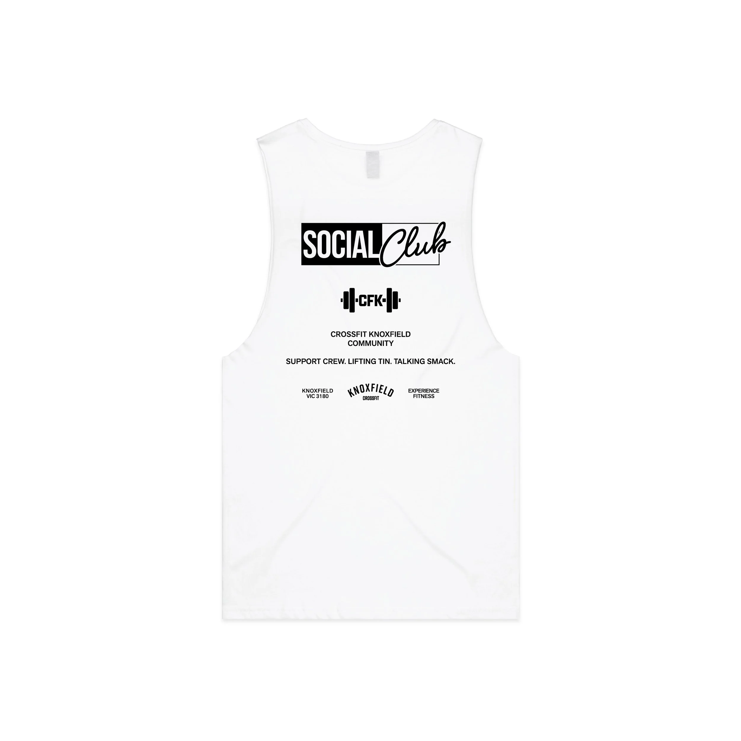 Crossfit Knoxfield_SOCIAL CLUB-Barnard Tank_White-BACK.jpg