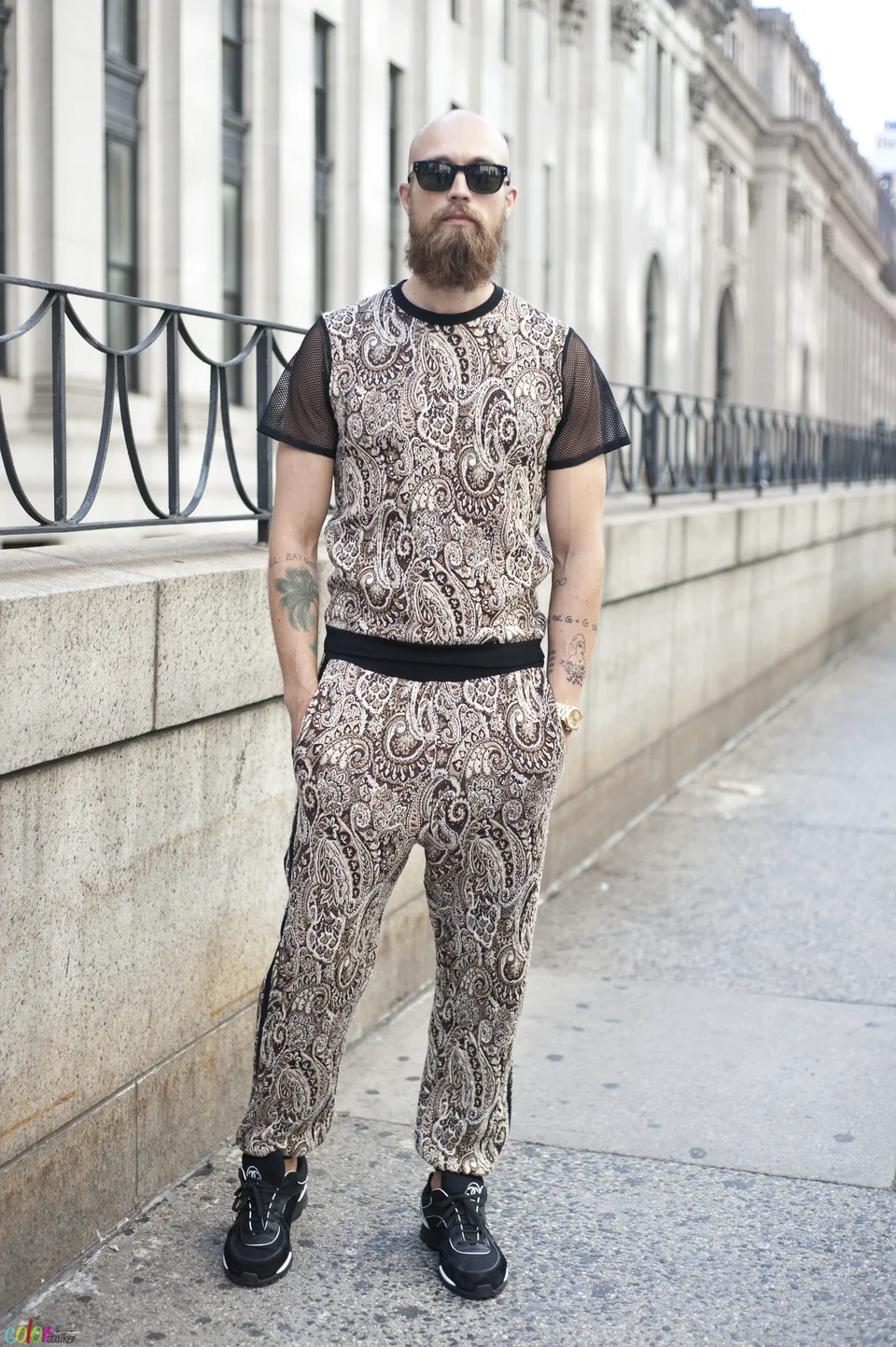 There are alternatives to tracksuits! Keep it monochromatic or go wild on prints, colors and textures. 