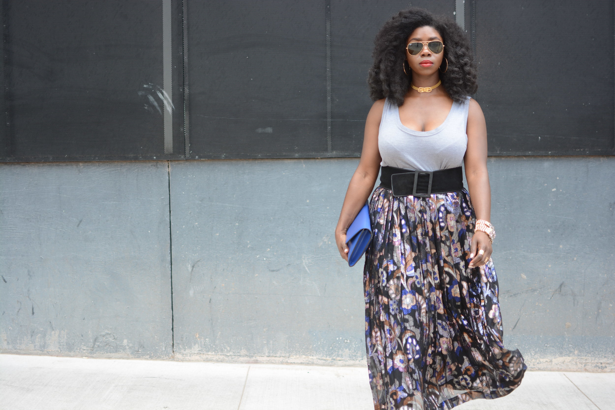 GREY & METALLIC | OOTD 