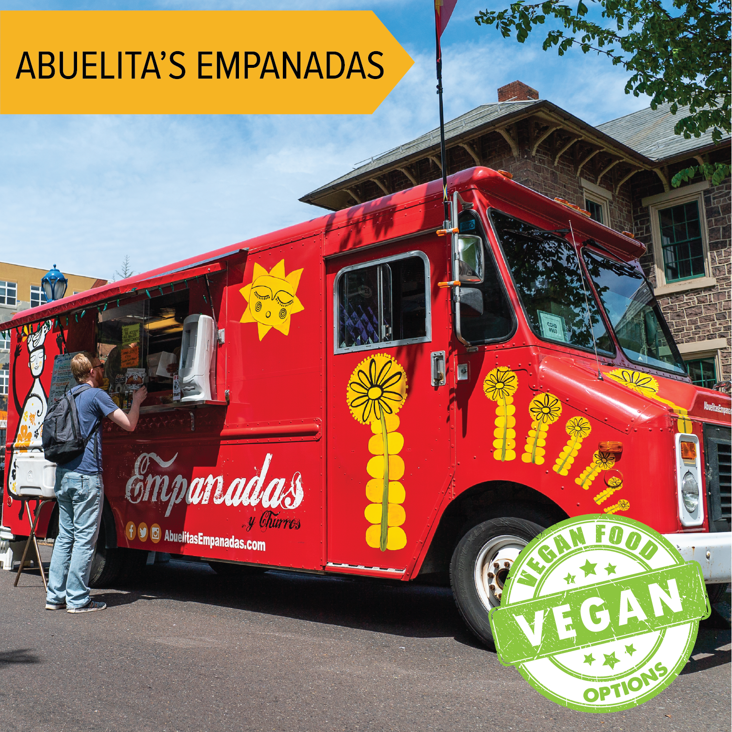 Abuelita’s Empanadas Delicious hand pies in lots of flavors! Vegan options available!