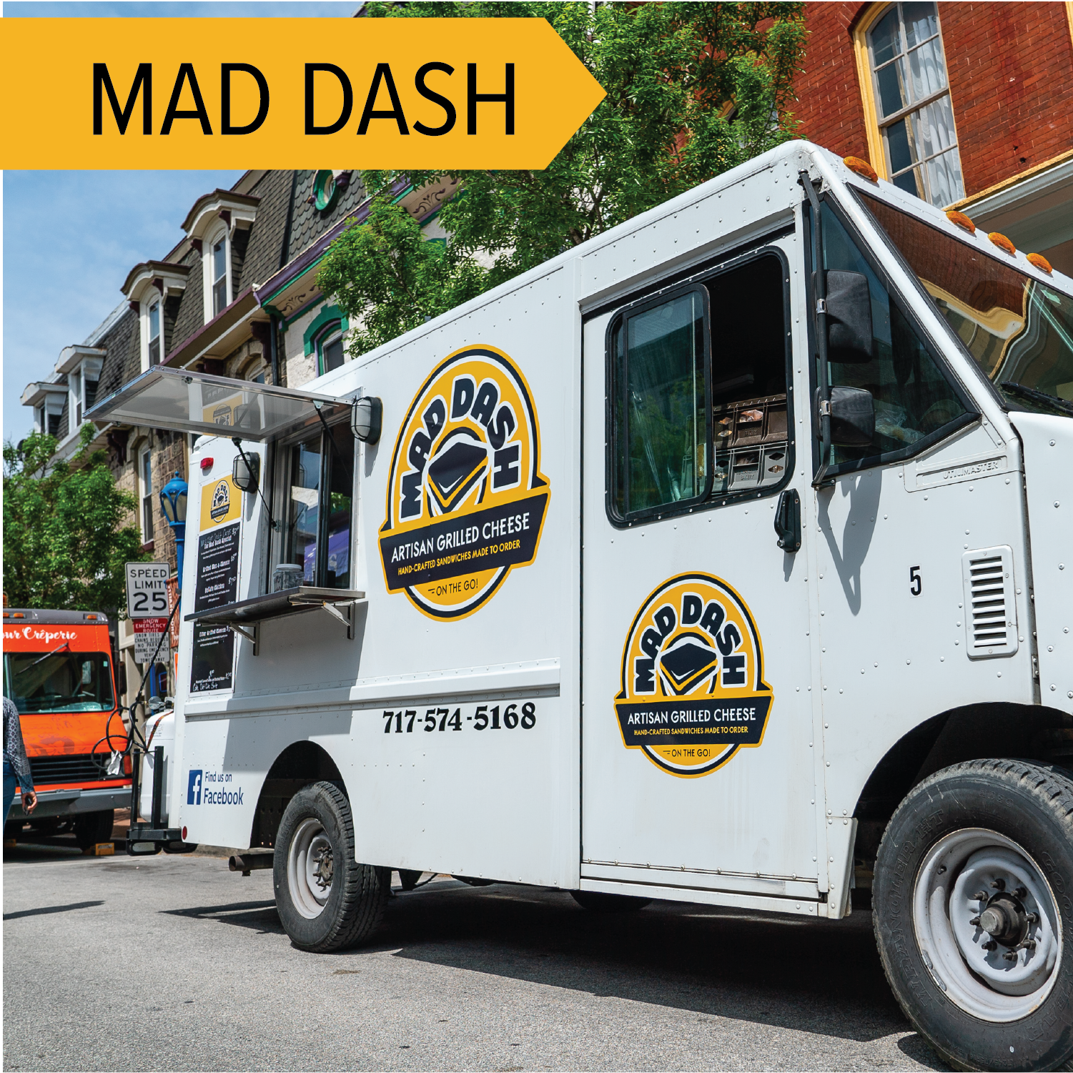 Mad Dash Artisan grilled cheese sandwiches - gooey and cheesy in each bite!