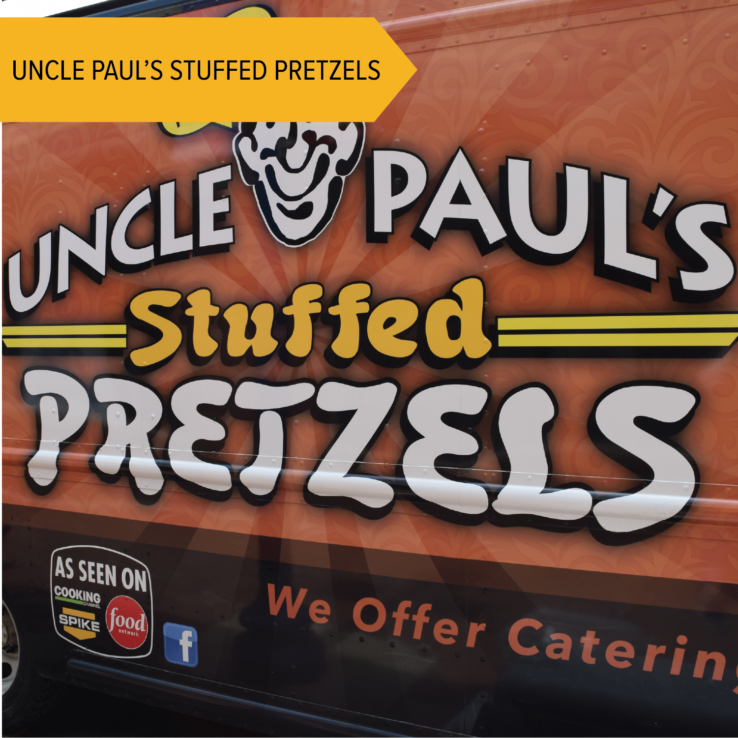 Uncle Paul’s Stuffed Pretzels These super popular pretzels are stuffed to the max with meats and cheeses!