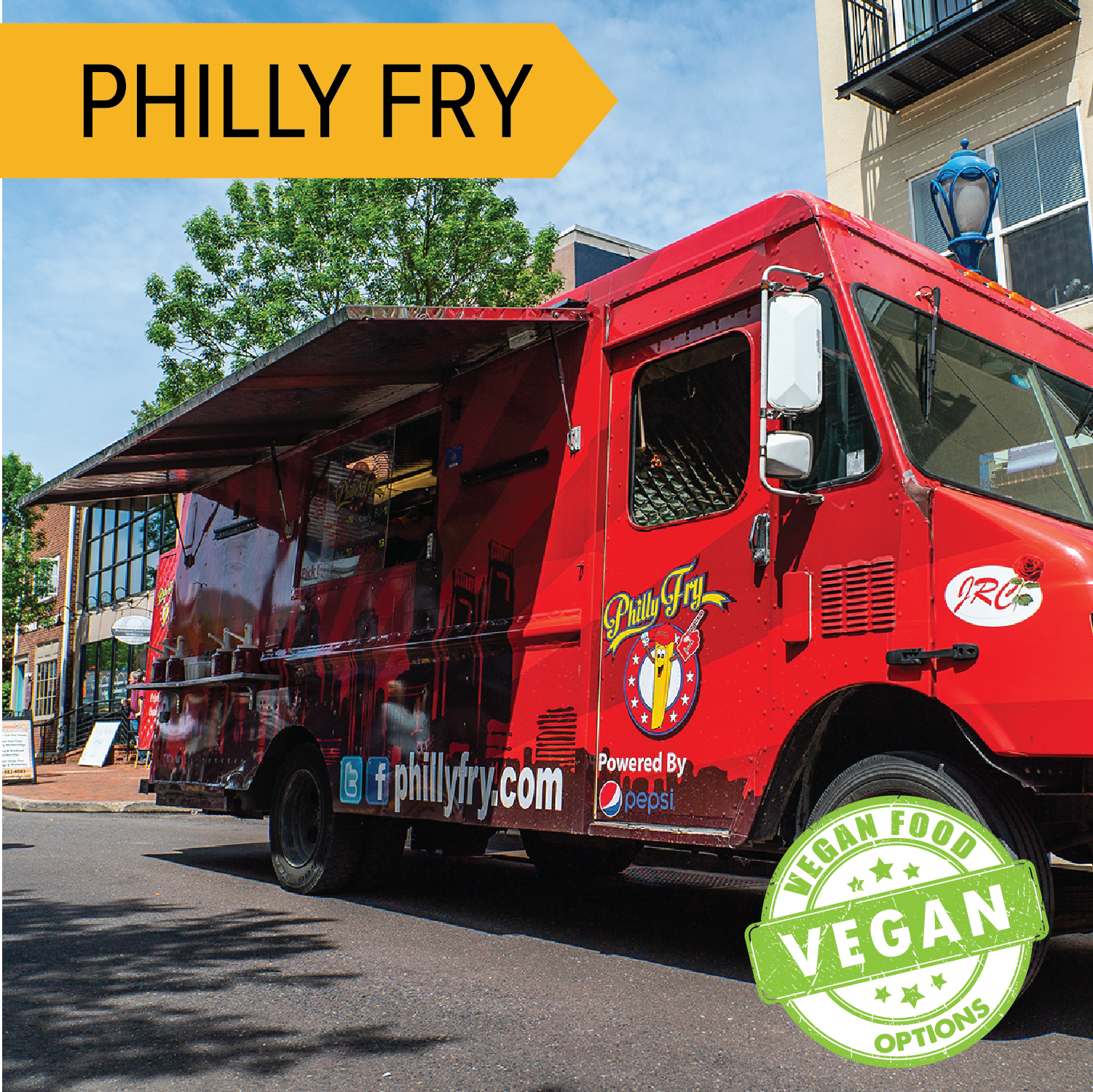 Philly Fry Fries loaded with delicious toppings like meats and melted cheese! Vegan options available
