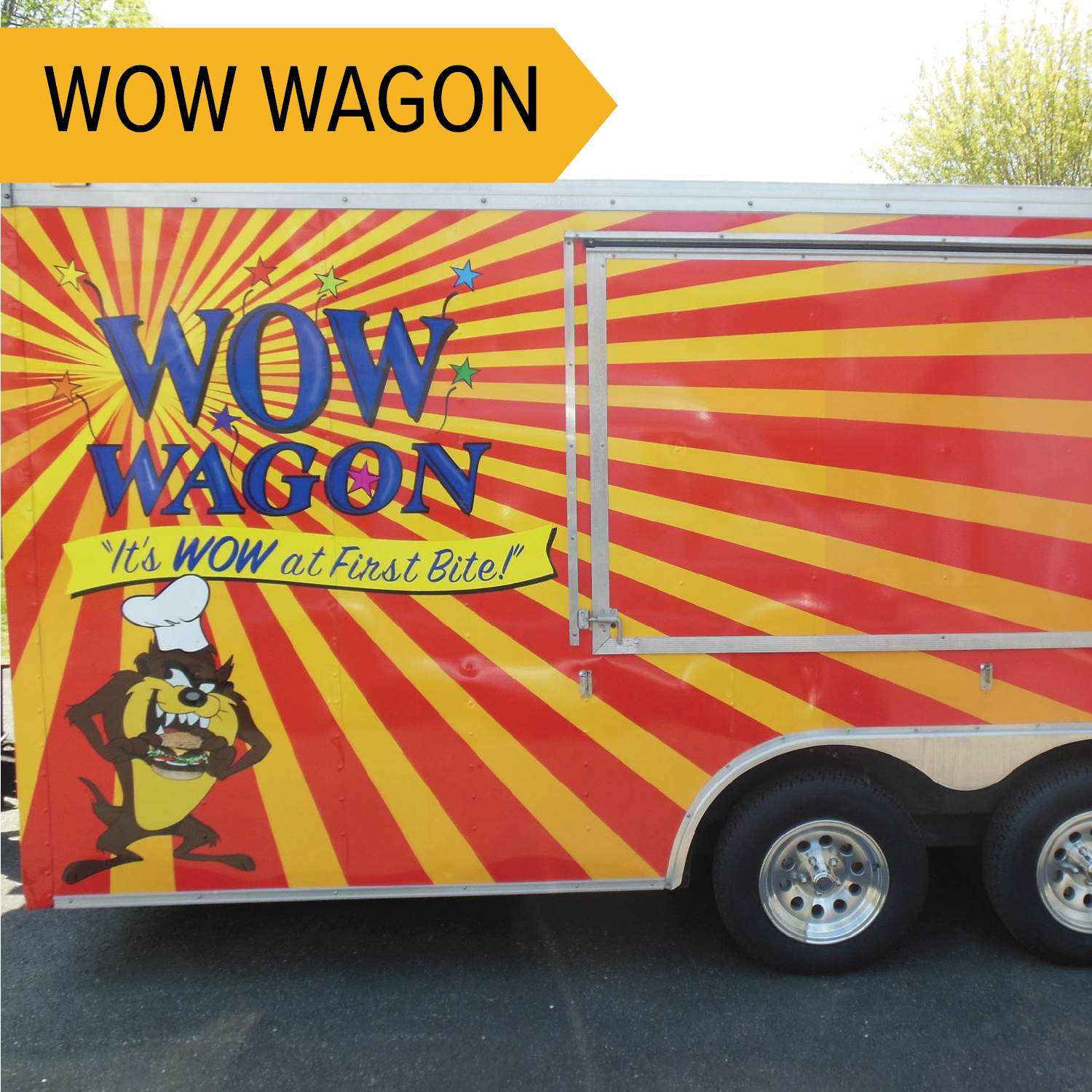 Wow Wagon Serving up various types of Poutine! Sounds good, eh?