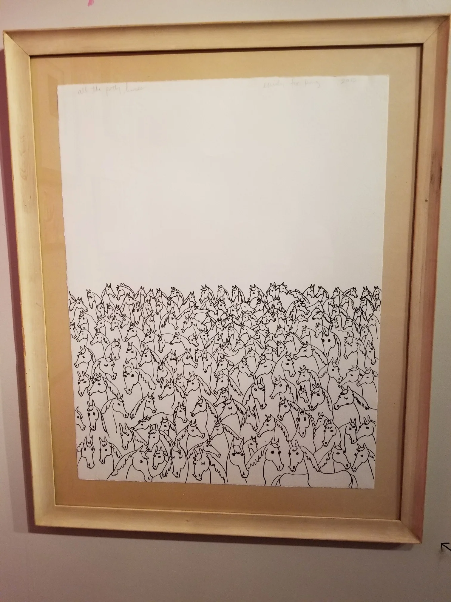 Big Horse Drawing