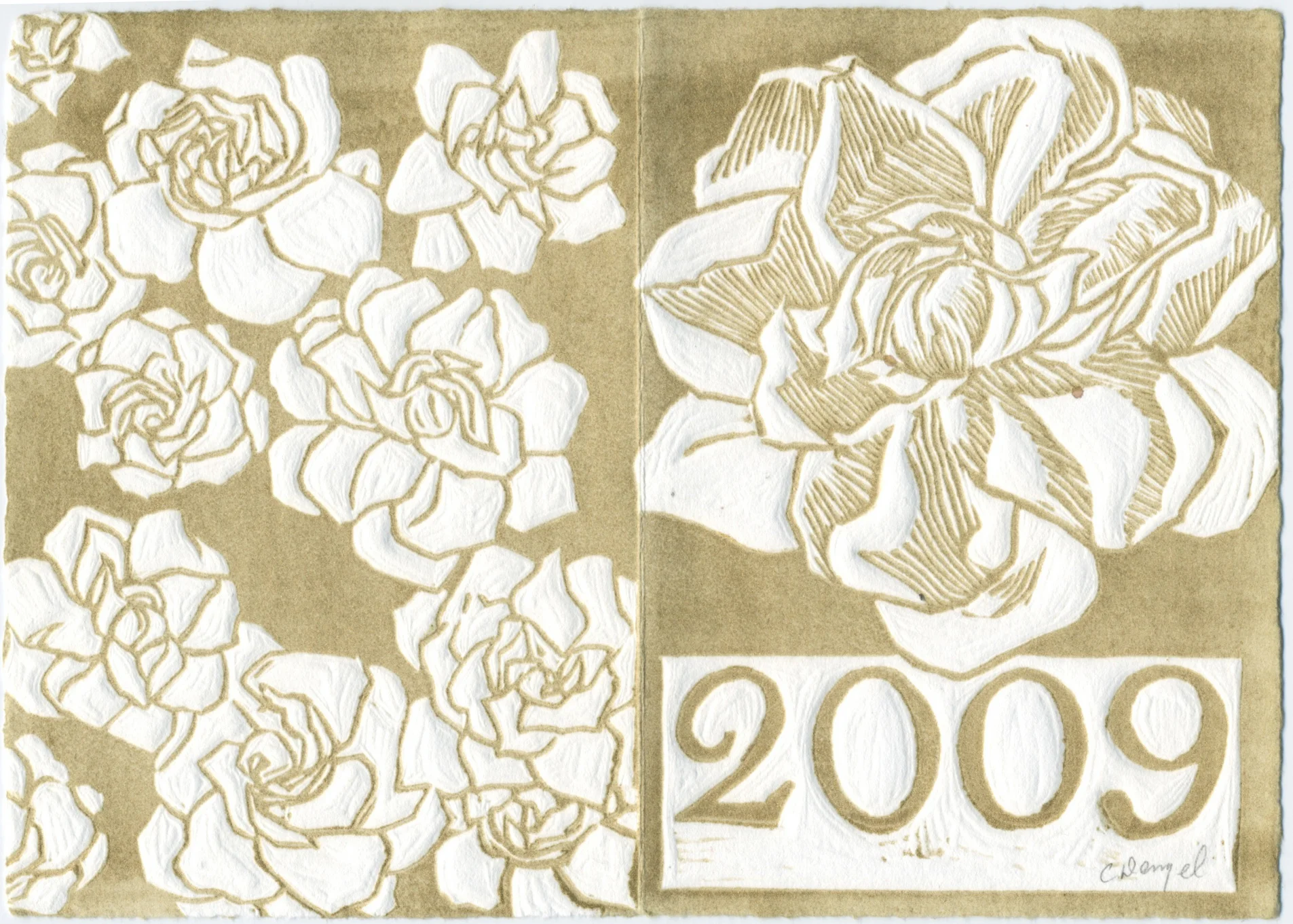 2009, front and back