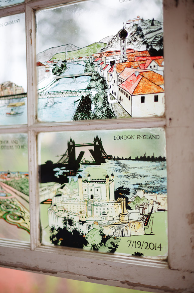 Kirchofer-Felsner Wedding Window detail