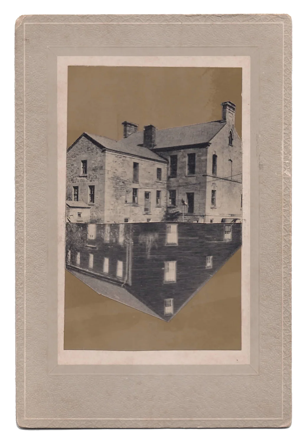 Myopia 6, 2014, Found Photographs & Collage, 5.5 x 3.5 inches