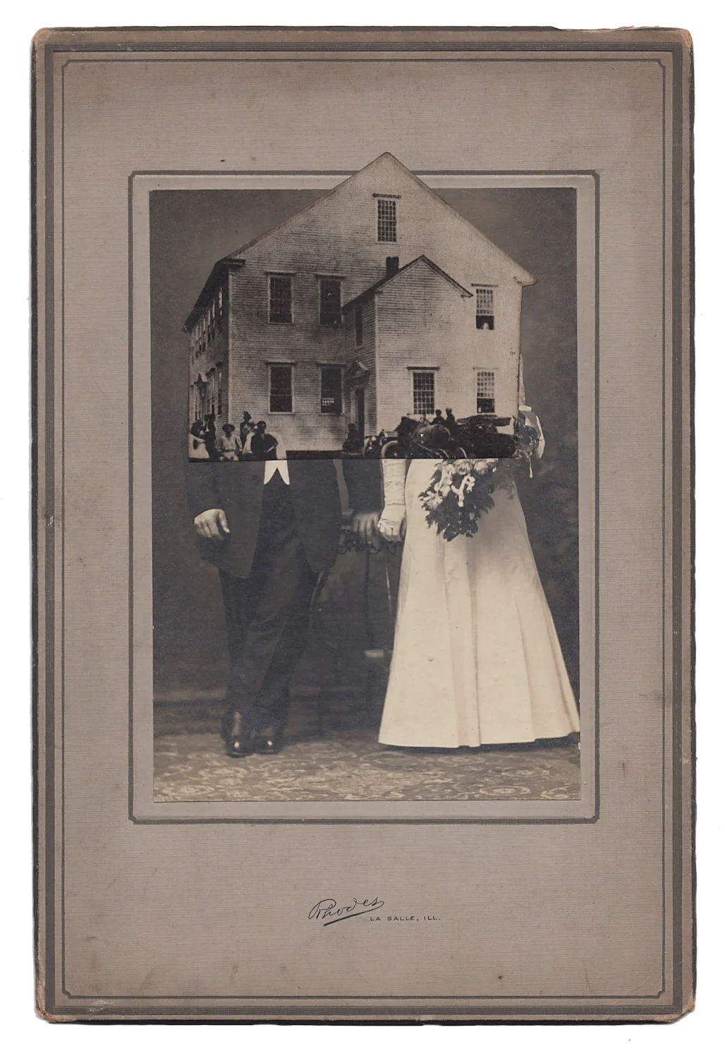 Wedding 11, 2016, Found Photographs & Collage, 9 x 6 inches