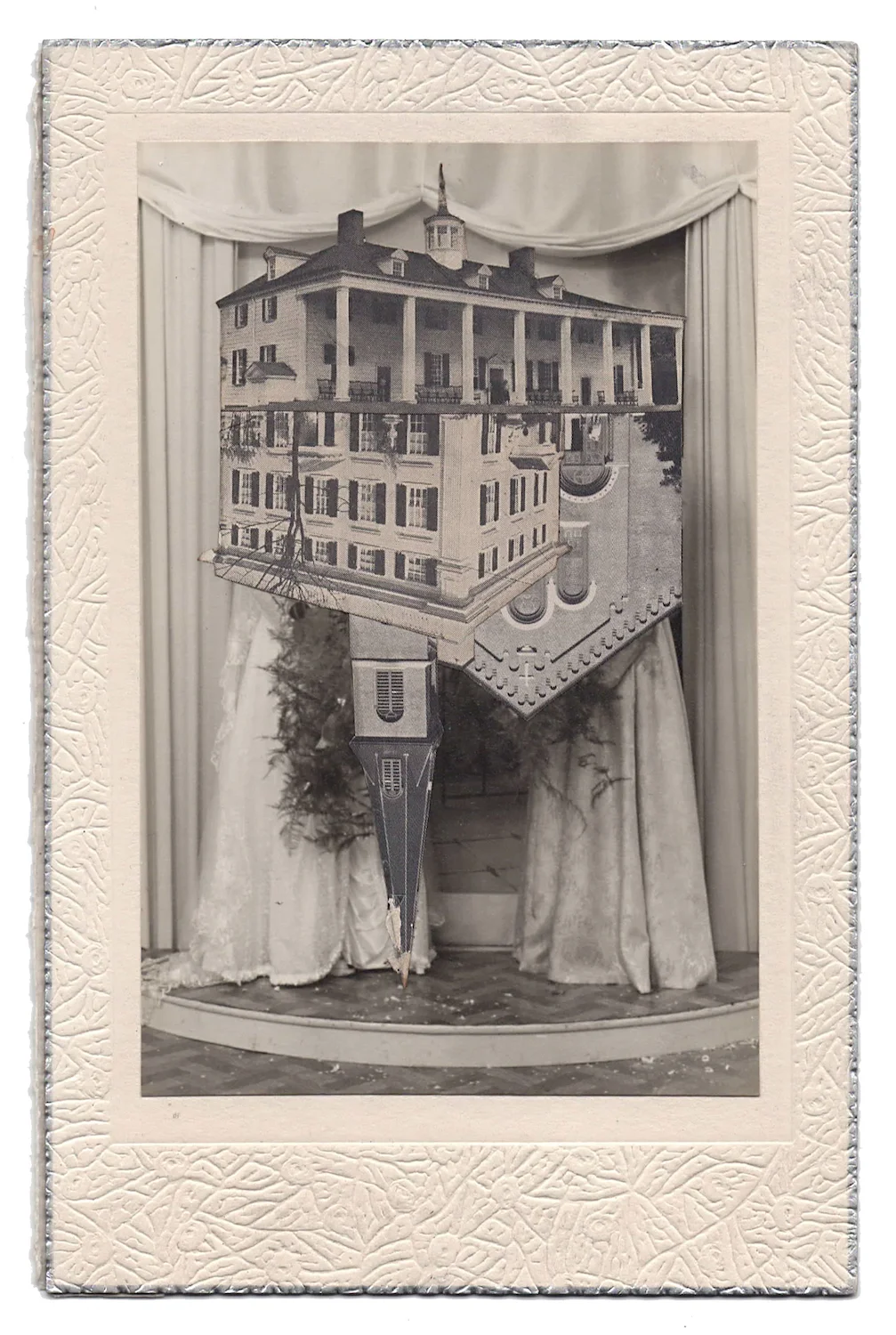 Wedding 12, 2016, Found Photographs & Collage, 7 x 4 1/2 inches