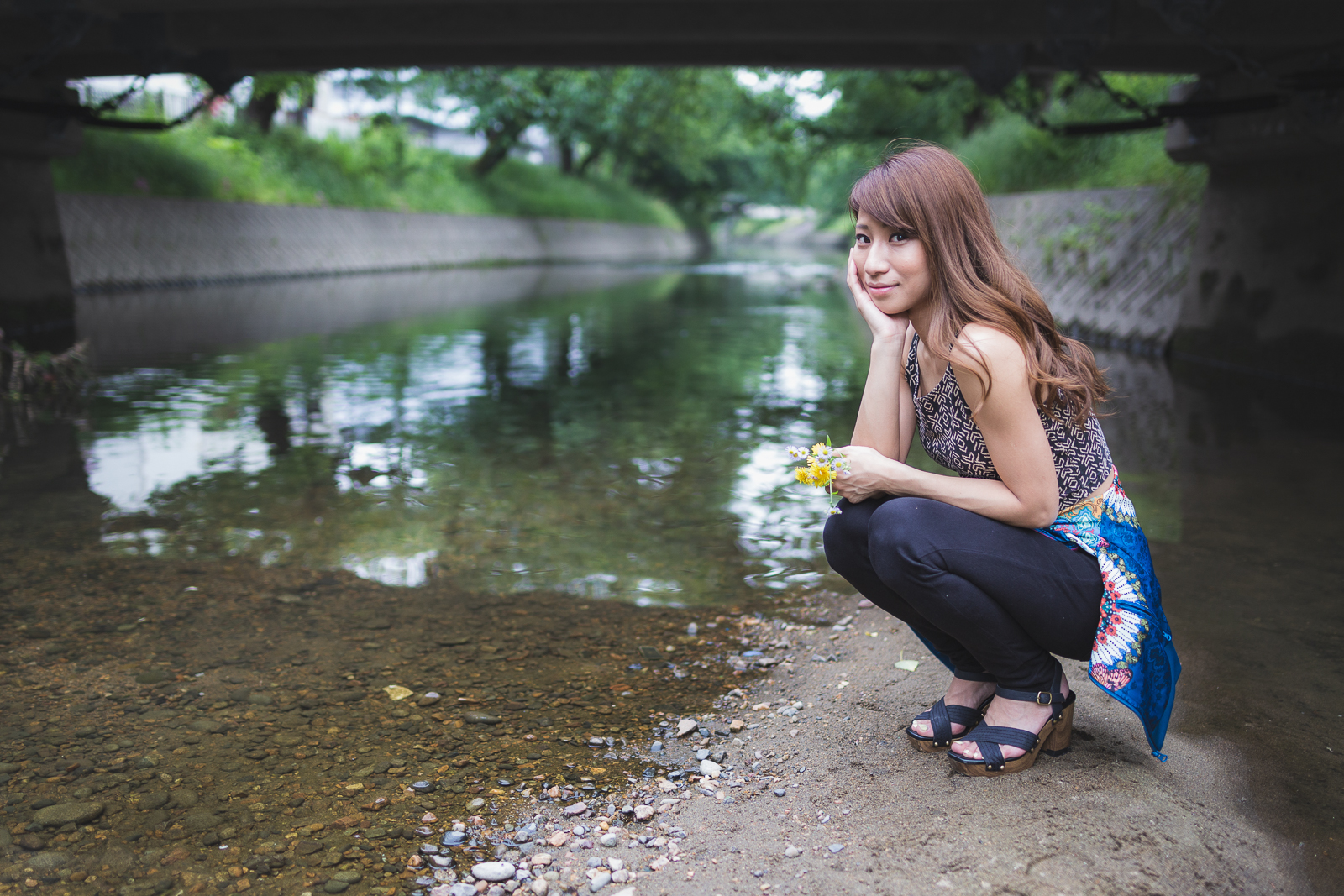 Gojo River Near Nagoya, Japan