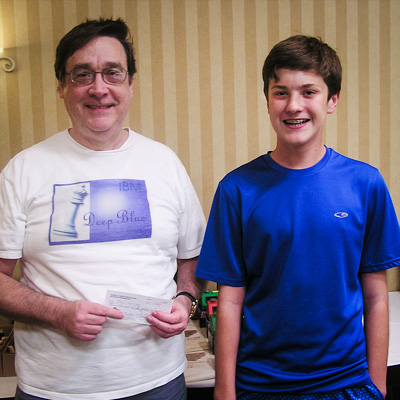 John Givler (L) & Ryan Hamley (R) win 1st/2nd in the U2000 Section