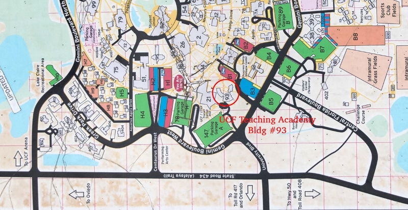 UCF Area Map
