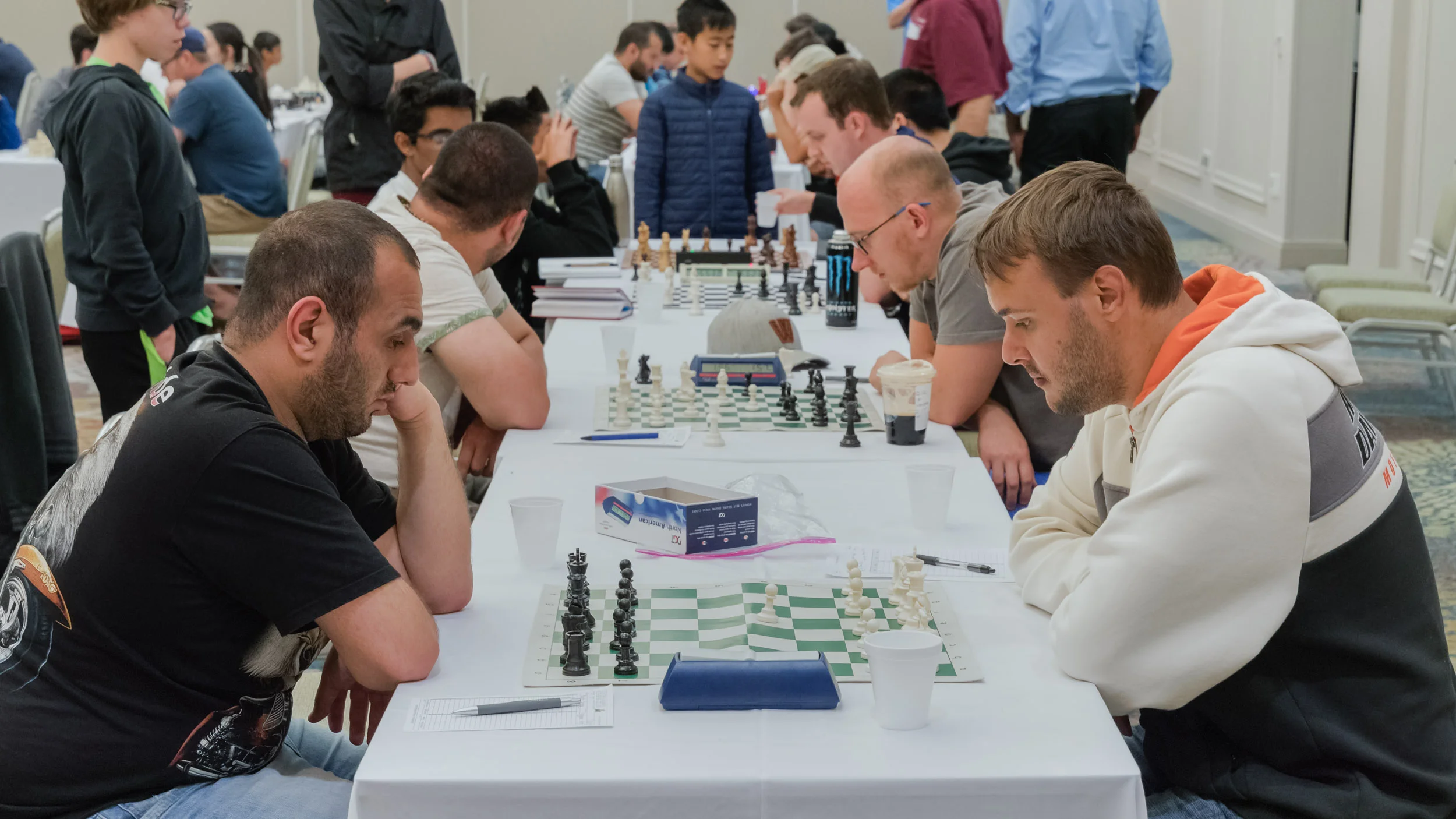 Final Round, Board 1, GM Karen Grigoryan (2726 (P24)) (L) vs NM Martin Hansen (2225) (R)