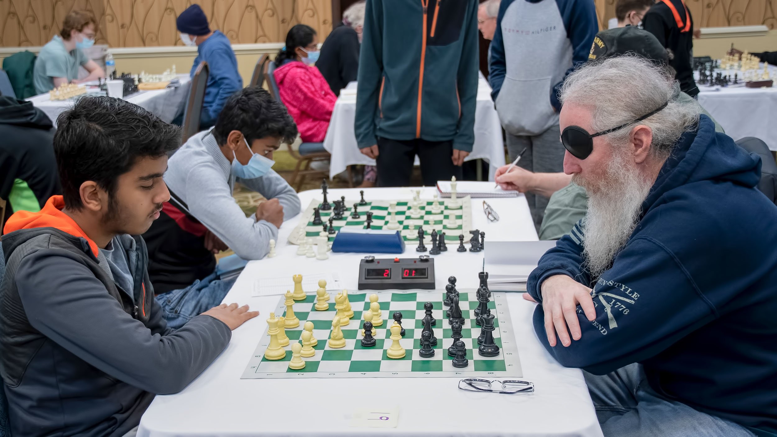 Los jugadores del VIII Floripa Chess Open 2022