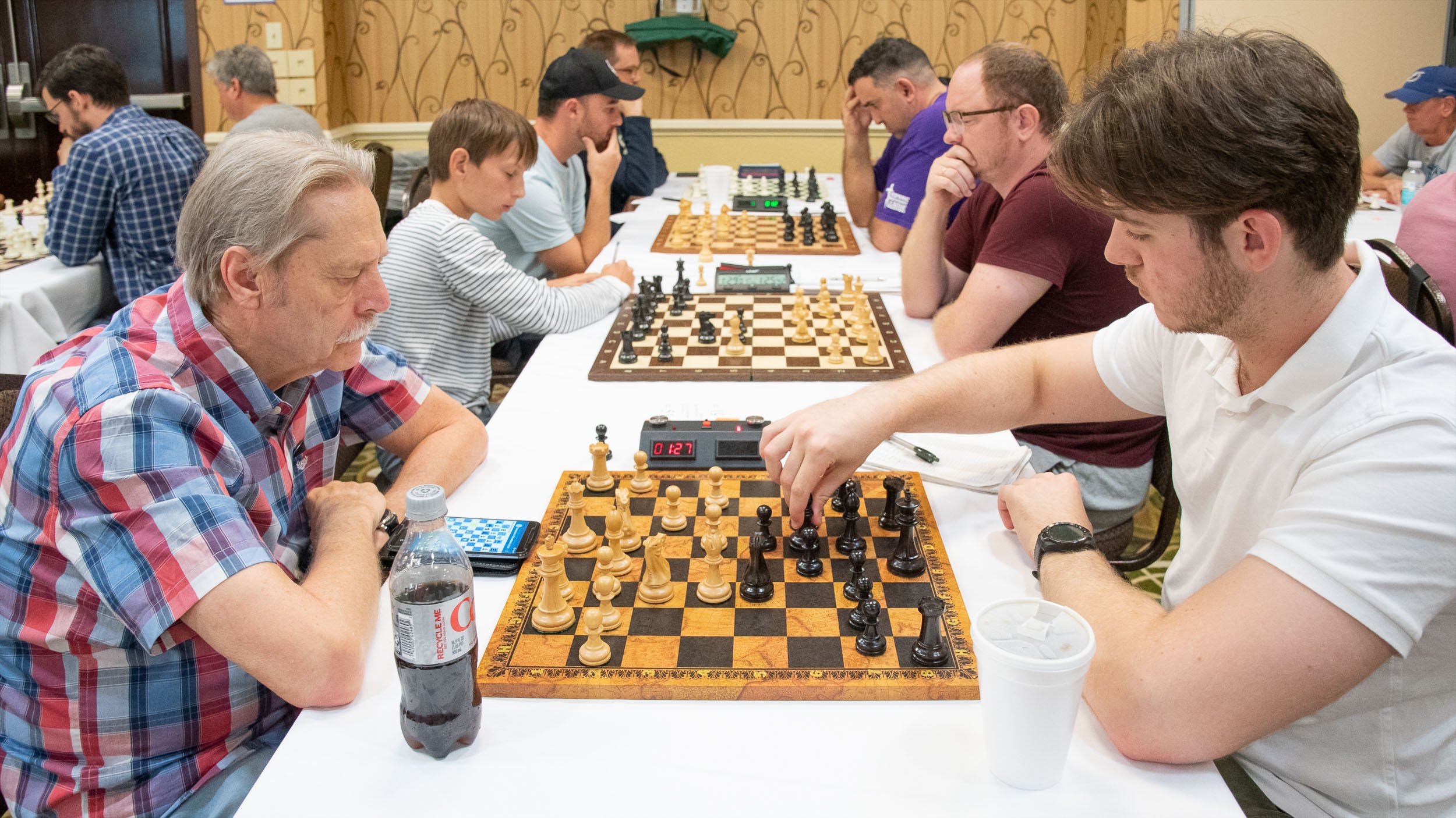 College chess clashes at U.S. Open - SparkChess