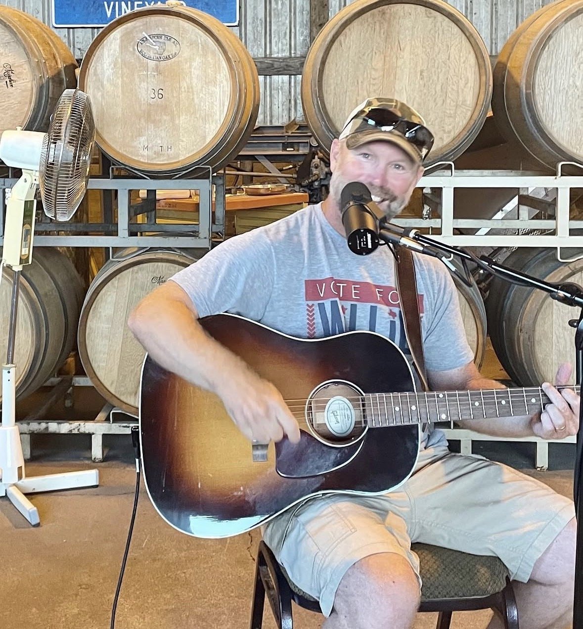 Friday Night Wine Down - Live Music under the oaks with Mike Vaughn