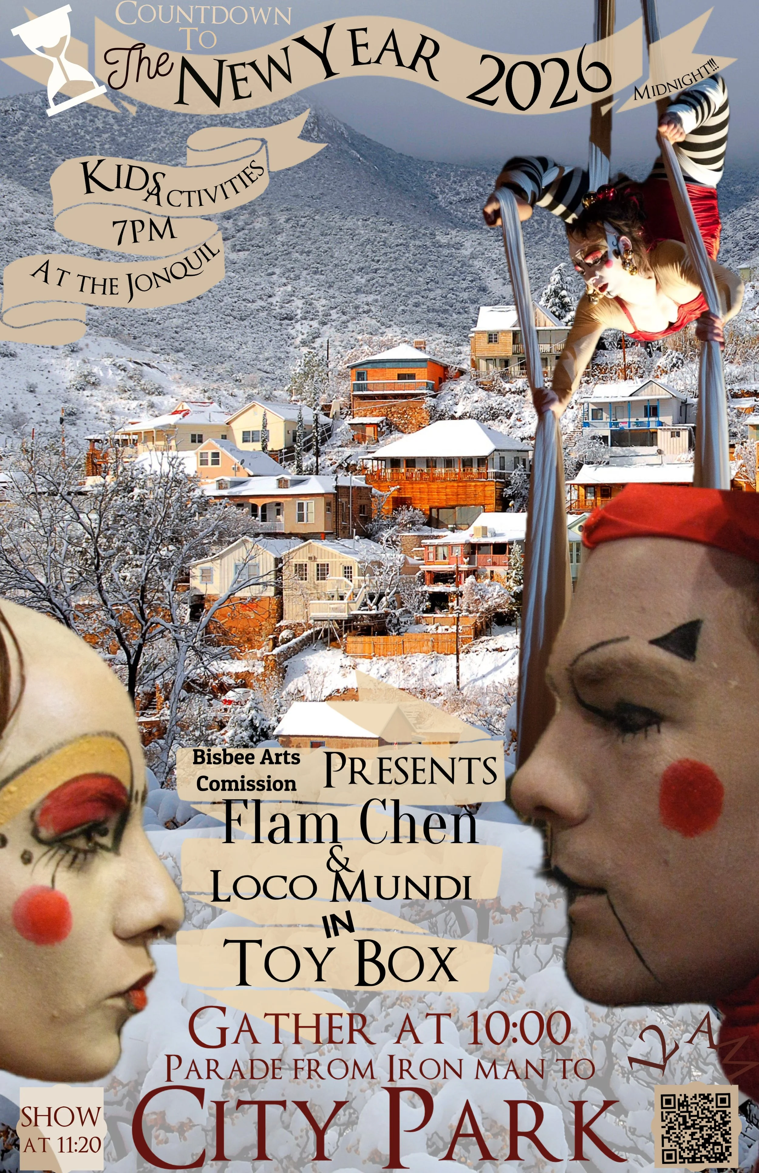 NEW YEAR'S EVE! LocoMundi &amp; Flam Chen at Bisbee City Park!!