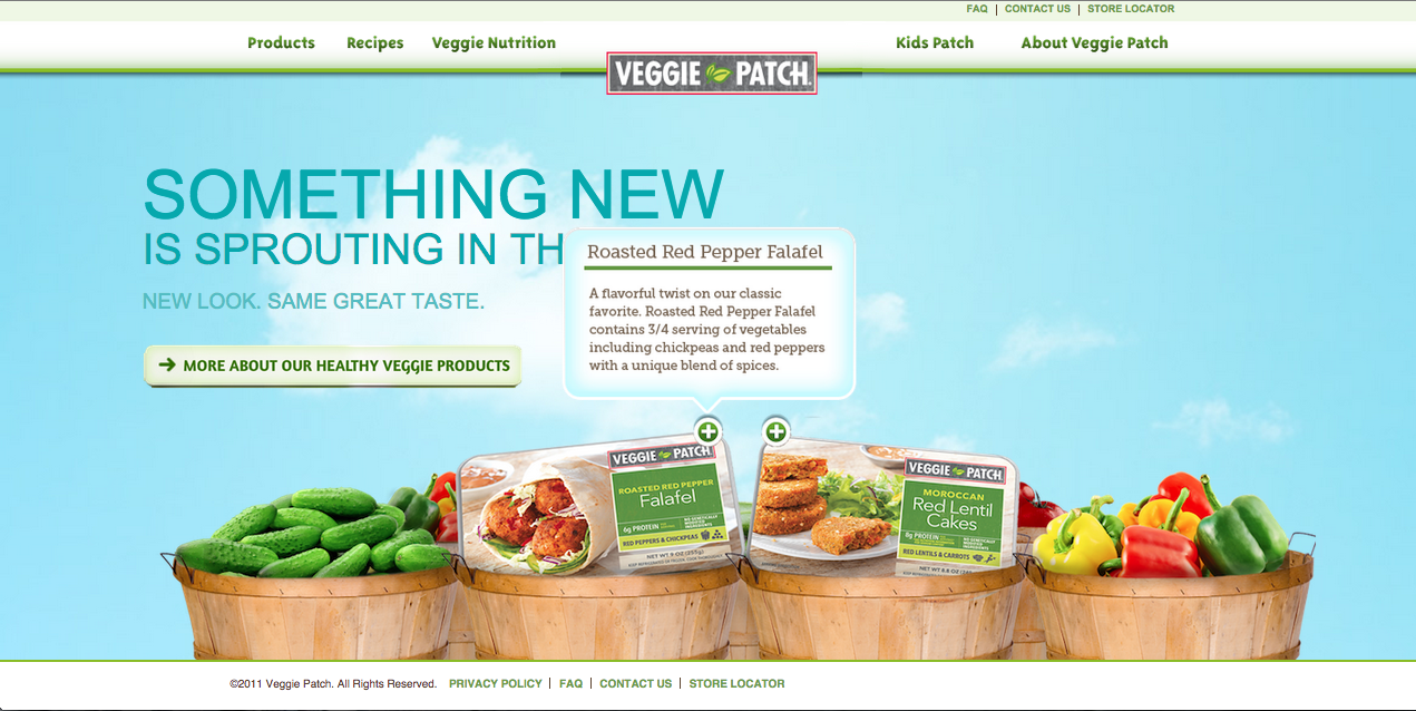 Veggie Patch- Website Reskin