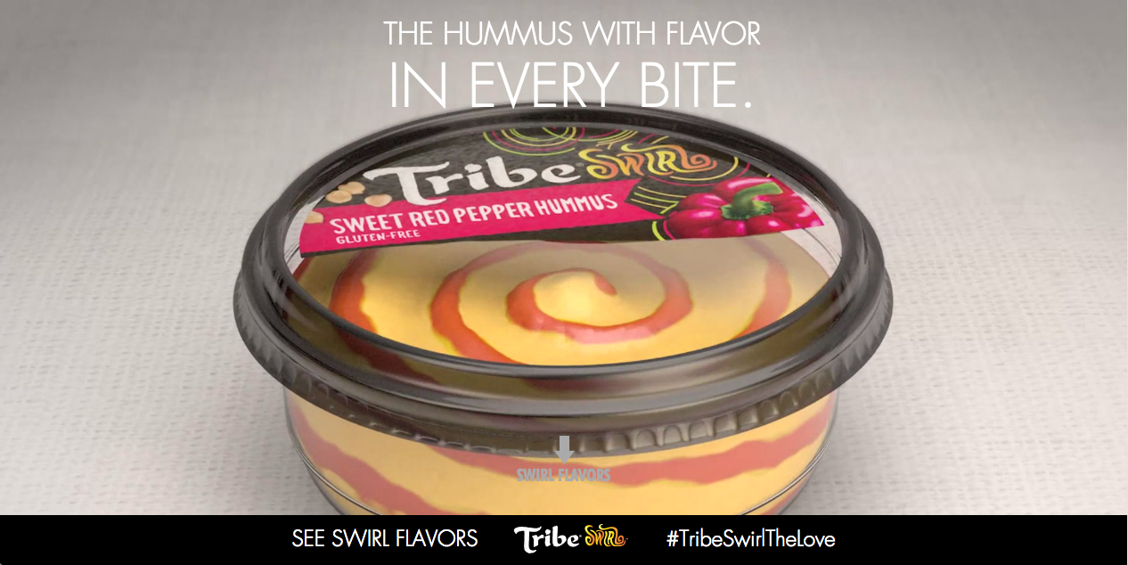 Tribe Hummus- Swirl Launch Microsite