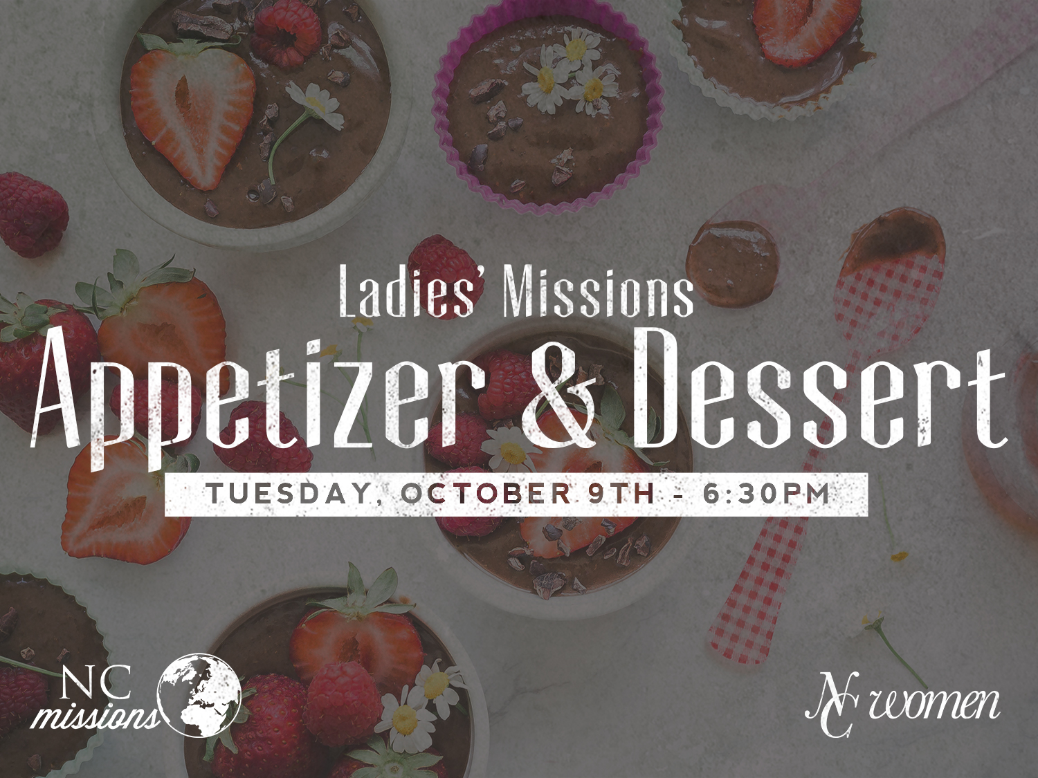 Ladies Appetizer and Dessert