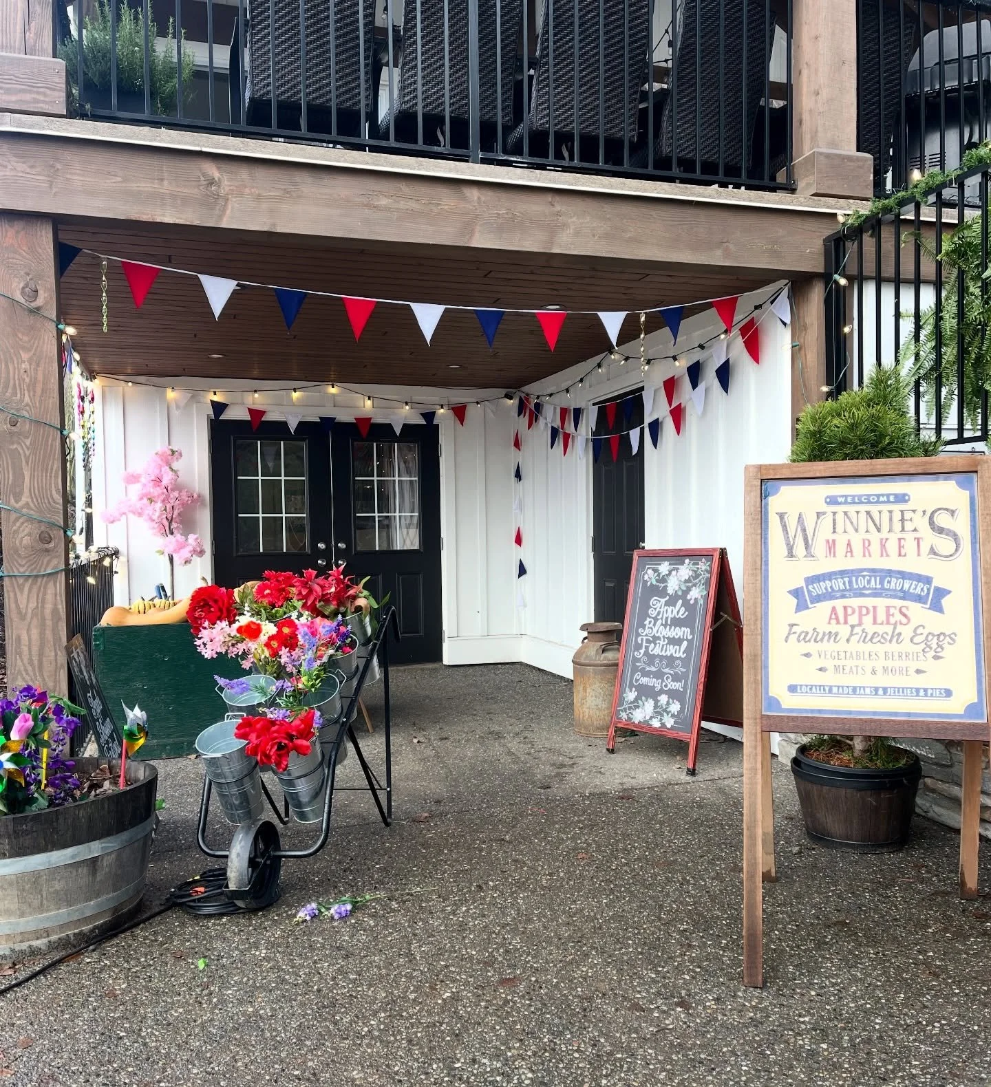 Open 10-5:30. Saturday UPDATE: No filming today, but some of the sets are still up. Please use the main paved driveway and park by the house. I am back selling from the small store under the patio. Don&rsquo;t be fooled by the sign- Winnie doesn&rsqu