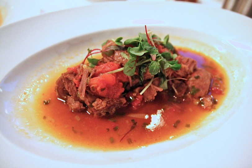 Lamb stew with green garlic