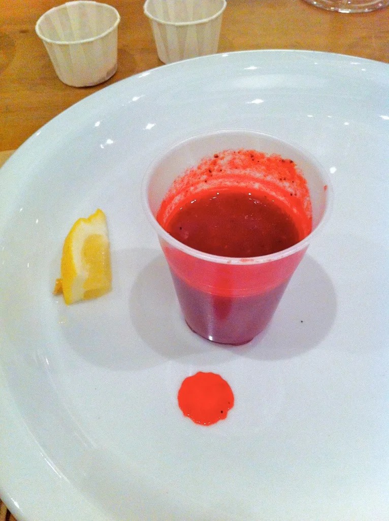 Virgin beet Bloody Mary