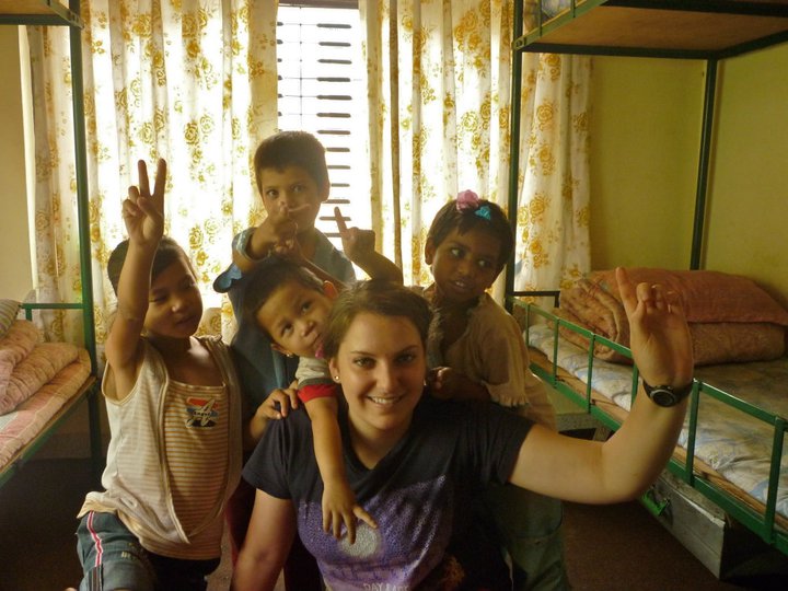 Kendra in Nepal, 2010
